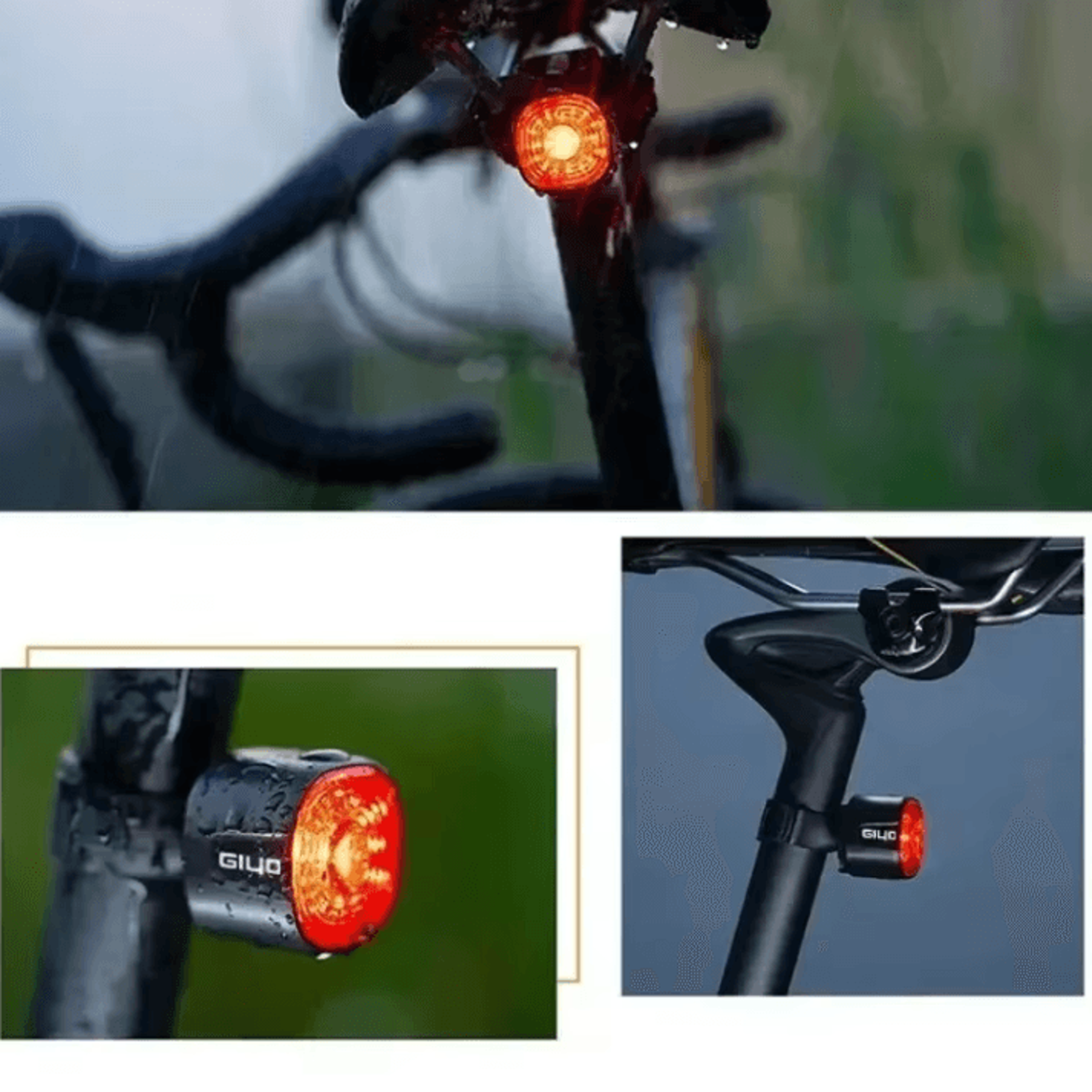 Smart Brake Bicycle Rear Light  LED Taillight With Auto Stop Signal And TypeC Charging 2