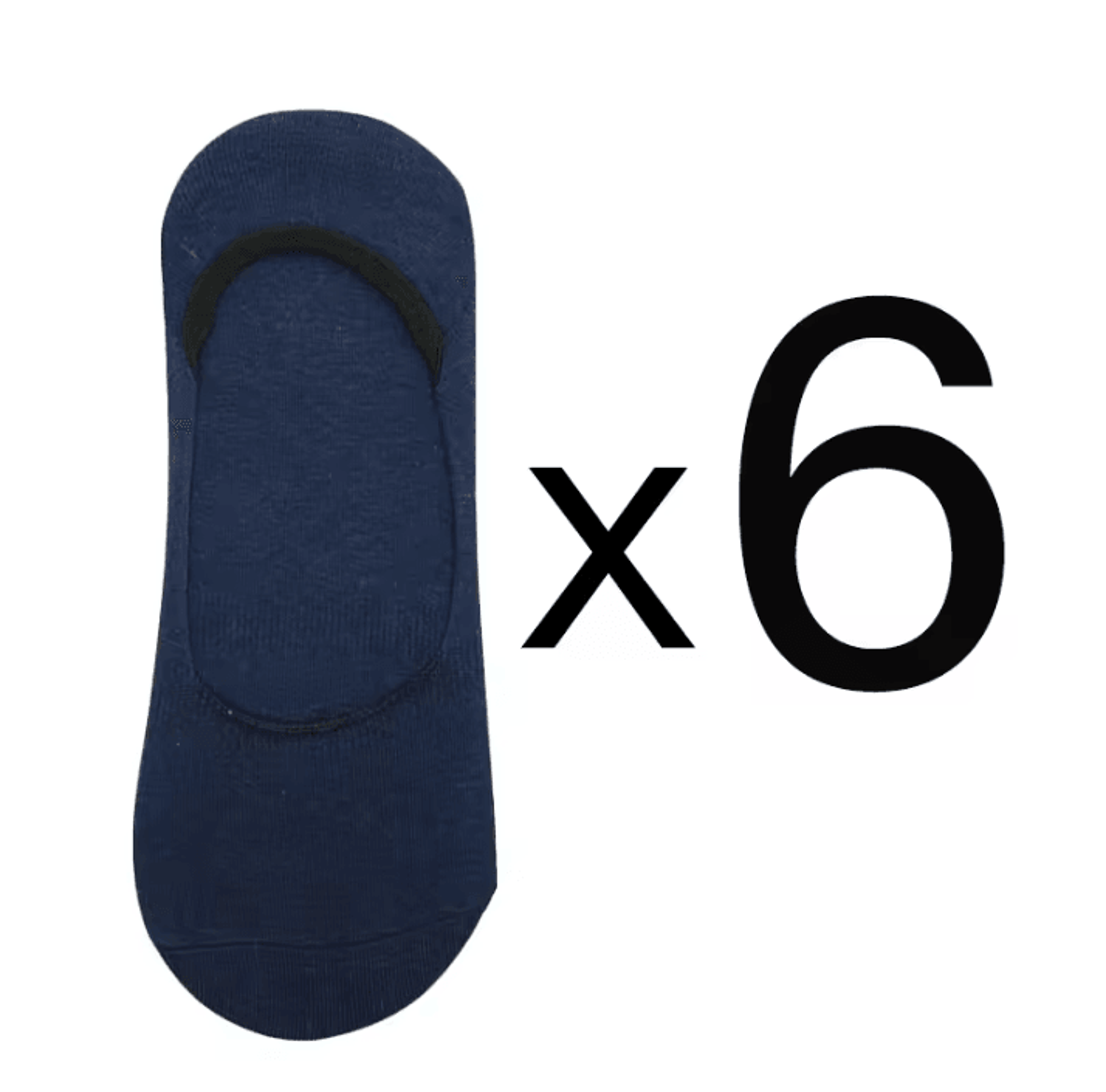 6 Pairs Mens Bamboo Breathable Invisible Socks  Low Cut Casual No Show Socks 9
