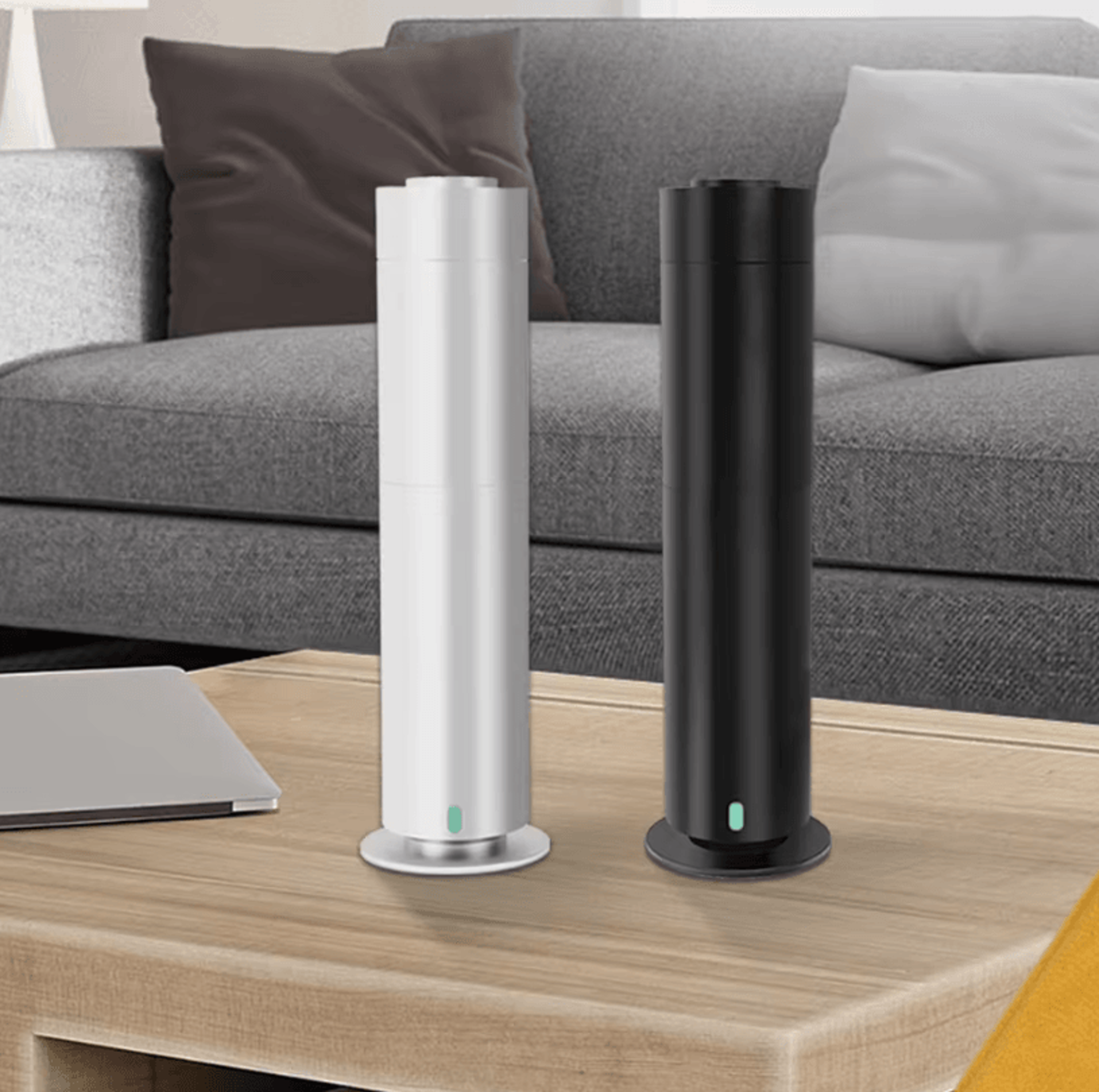 120ml RemoteControlled Modern Metal Tower Aroma Diffuser  Stylish Scent Diffuser With Remote Contro 3