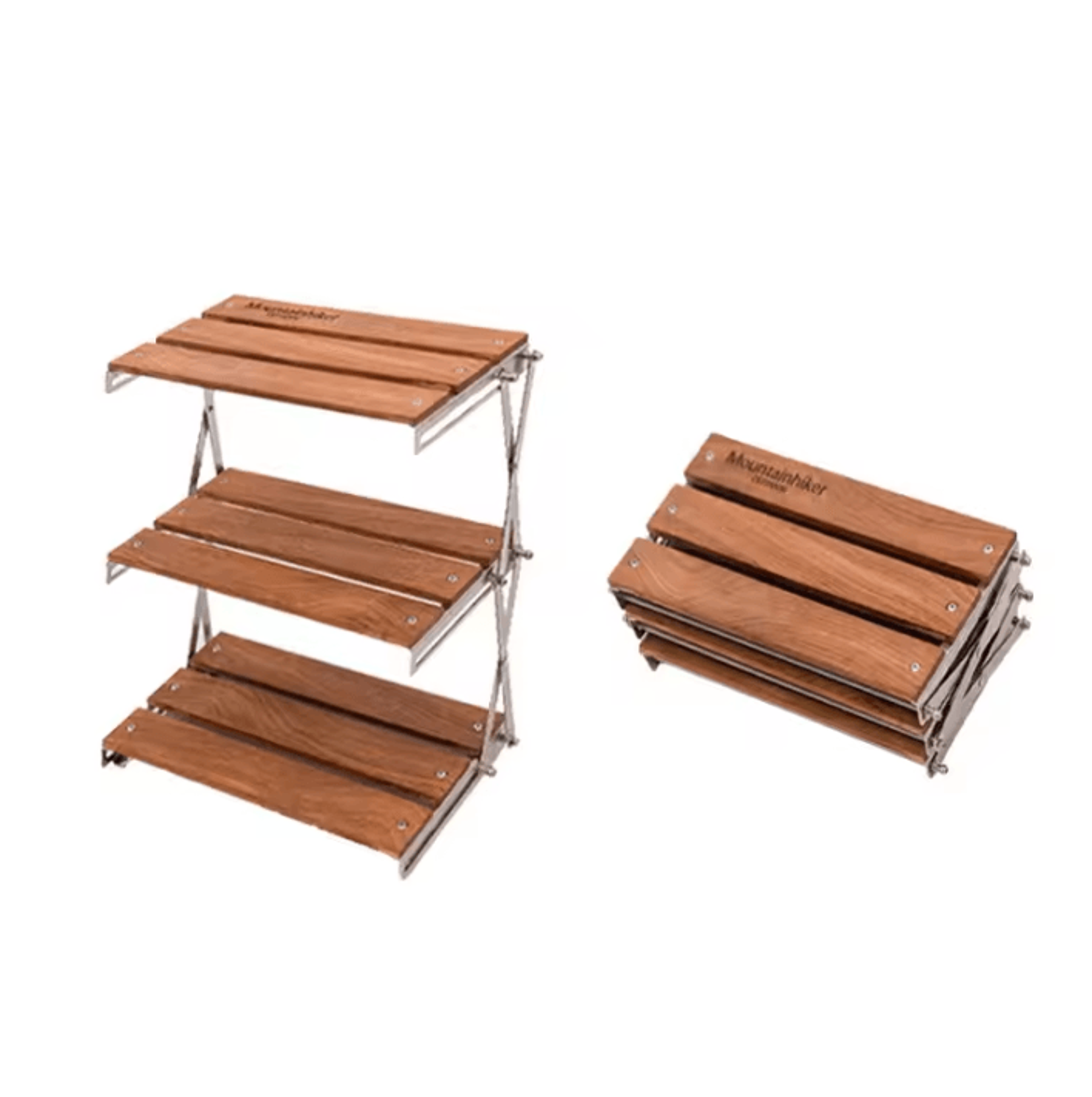 Portable Camping Rack  Foldable ThreeTier Outdoor Stand For Camping Picnic And Barbecue 4
