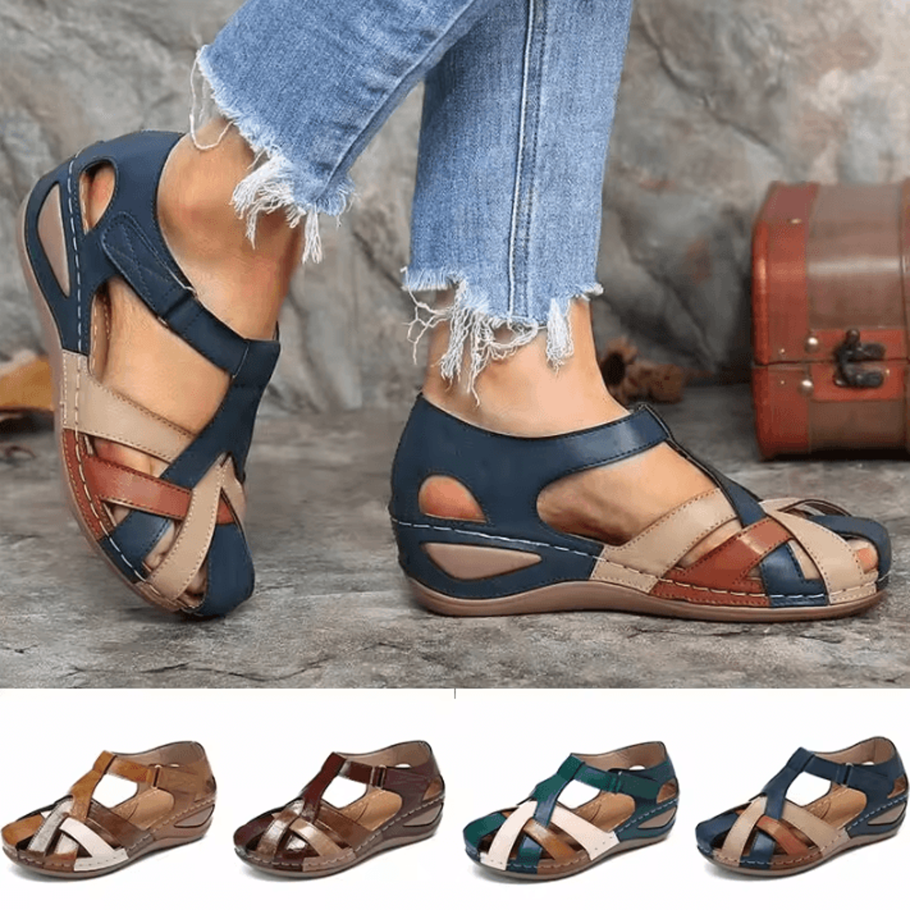 womens summer sandals – lightweight comfortable beach and travel footwear