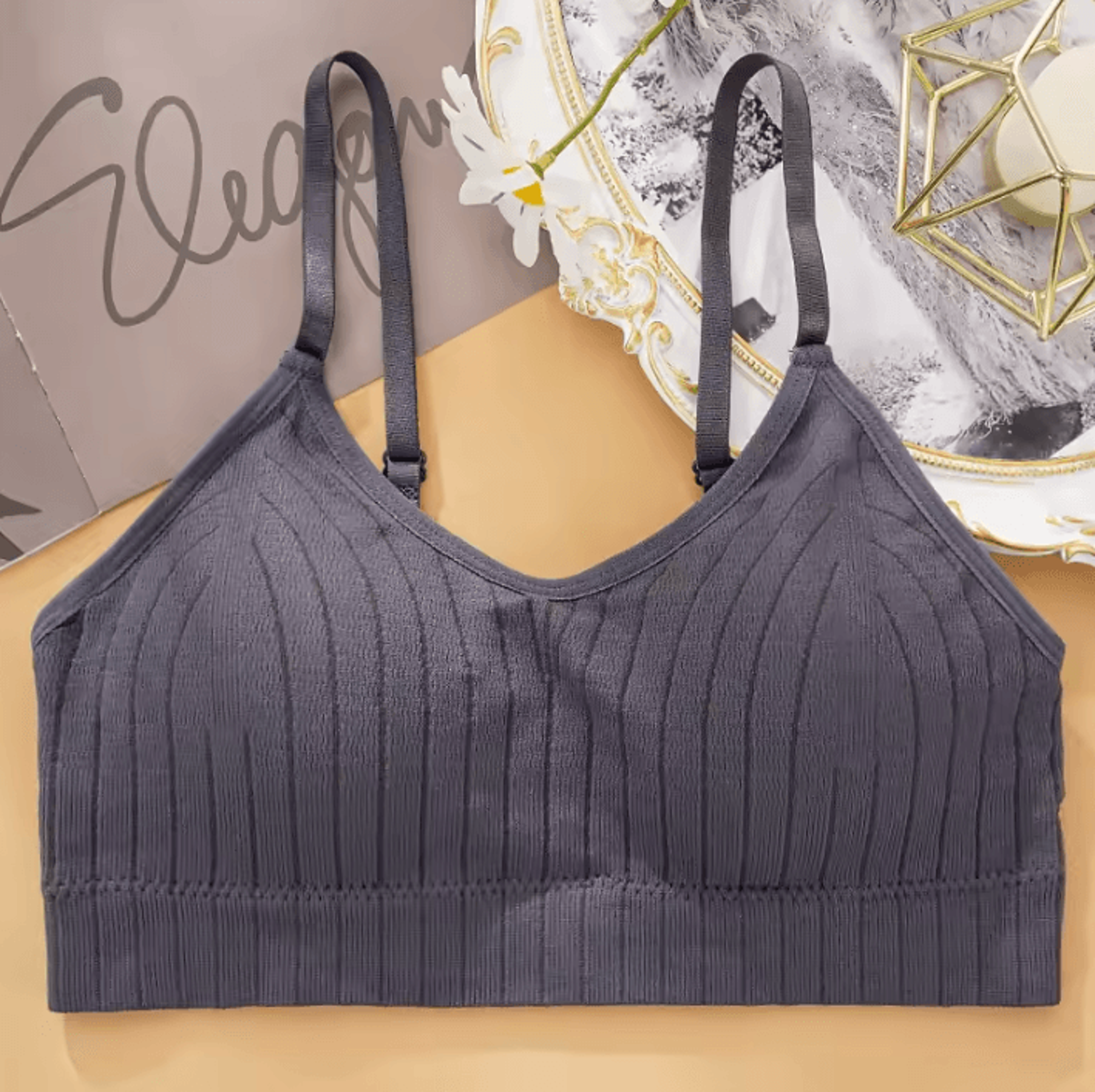 Sexy Wireless Bralette Bra One Size 4060kg  Seamless Padded Womens Comfort Top For Sleep Sport And  10