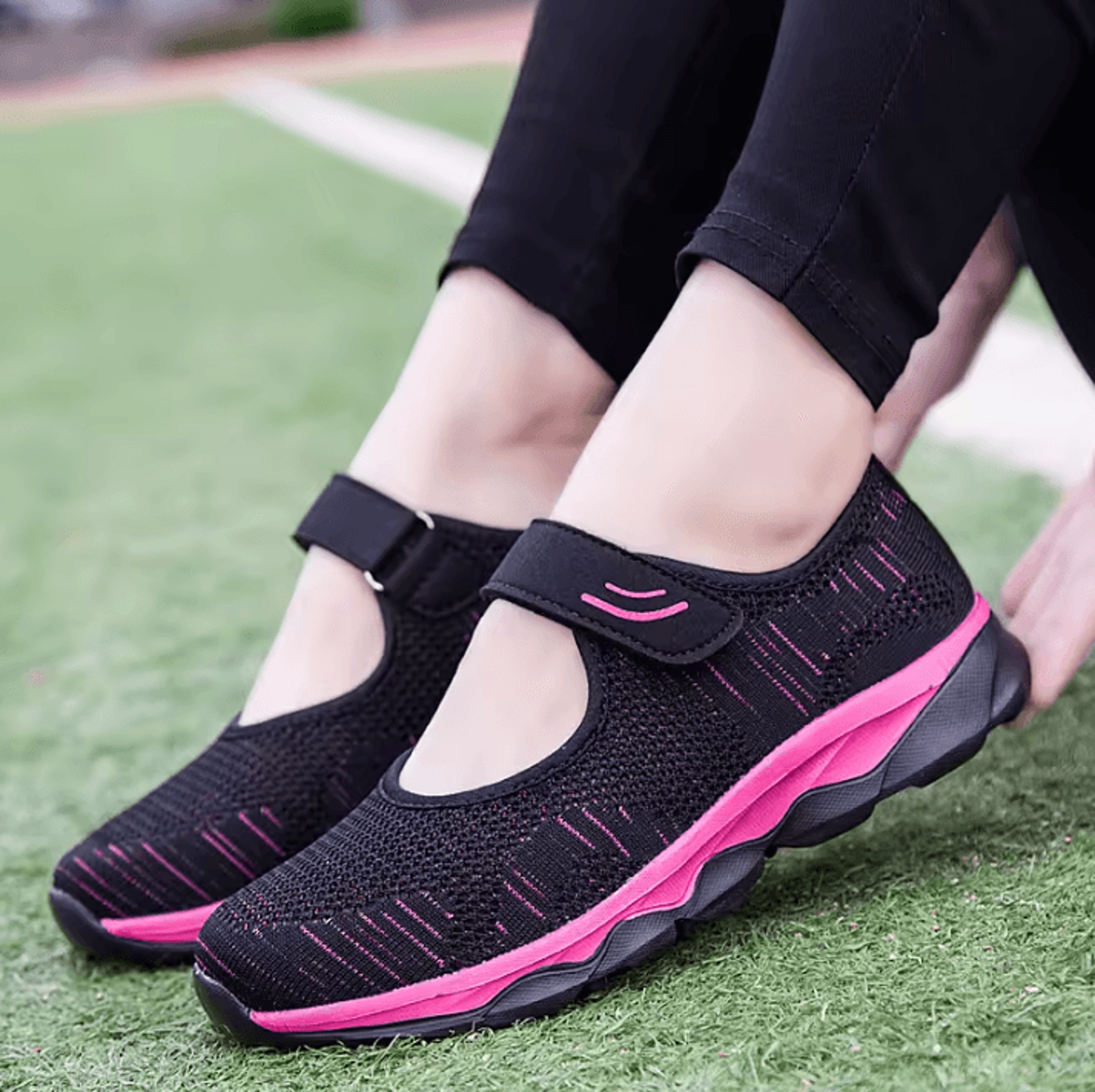 Summer Fashion Women Flat Platform Shoes  Breathable Mesh Casual Sneakers And Boat Style Footwear 7