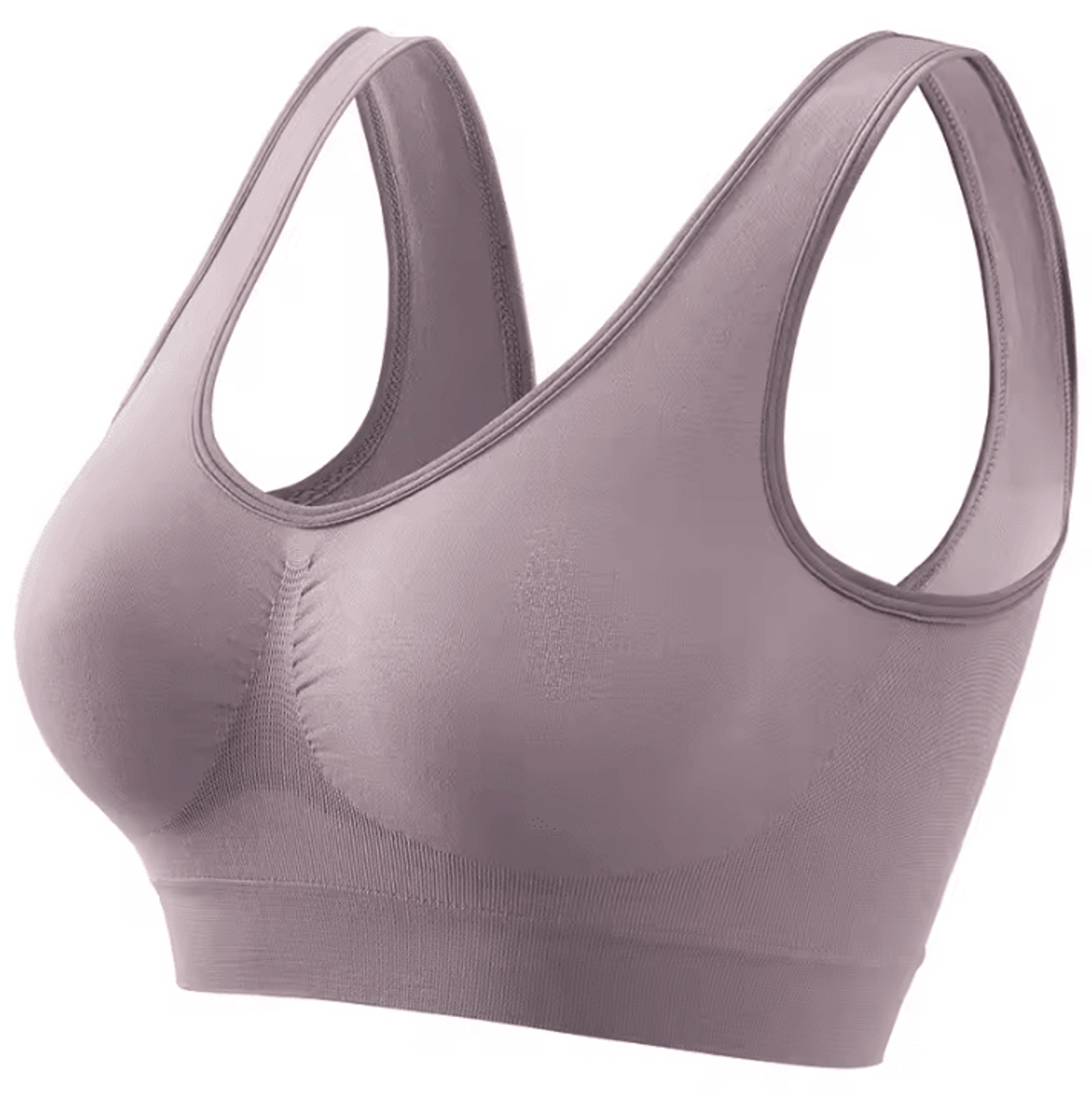 Womens Sports Bra Seamless PushUp Crop Top  Breathable Activewear Bra S5XL 11