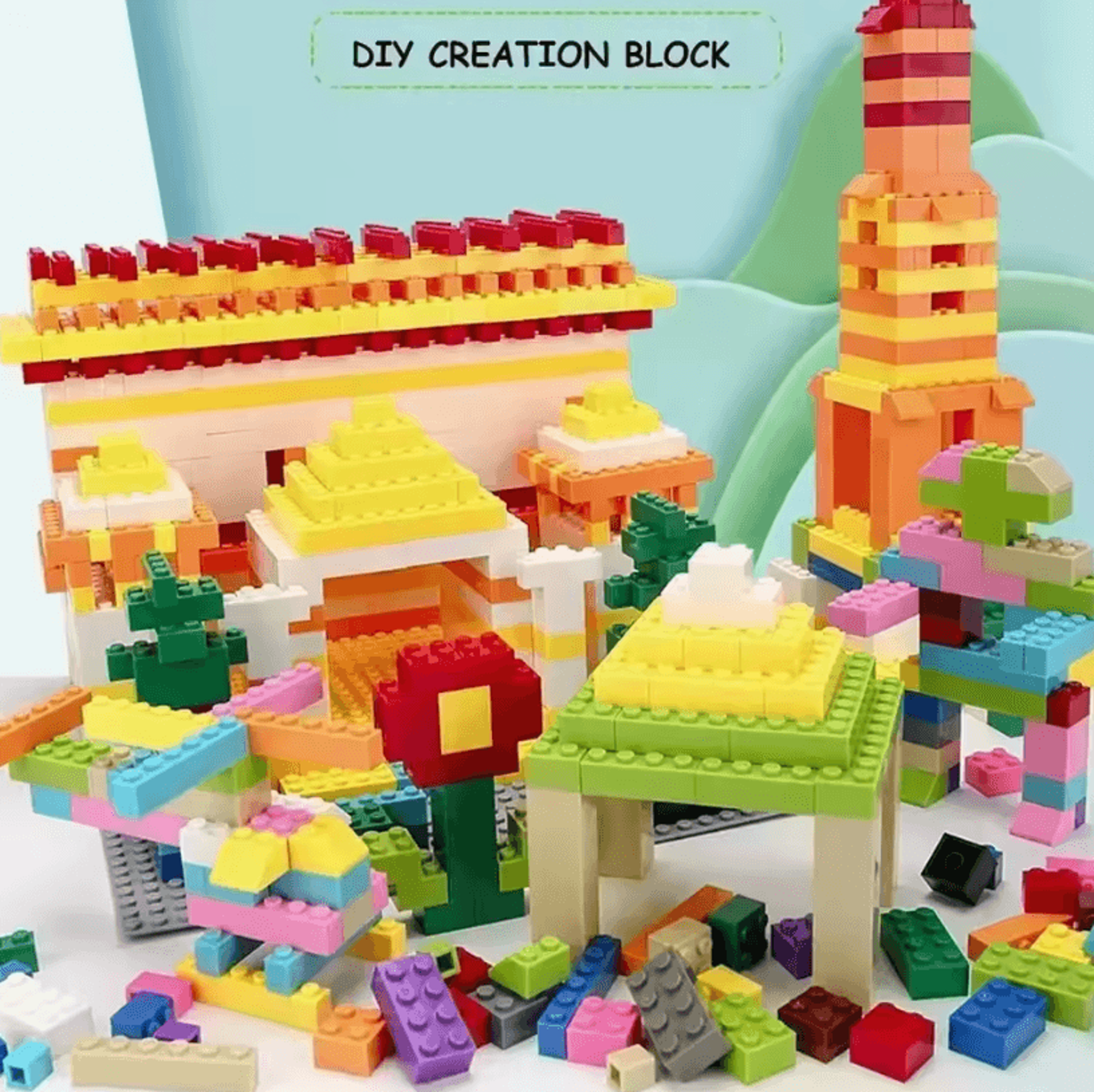 DIY Building Blocks Bulk Set  120 Or 240PCS Colorful Classic Bricks For Creative Kids 1
