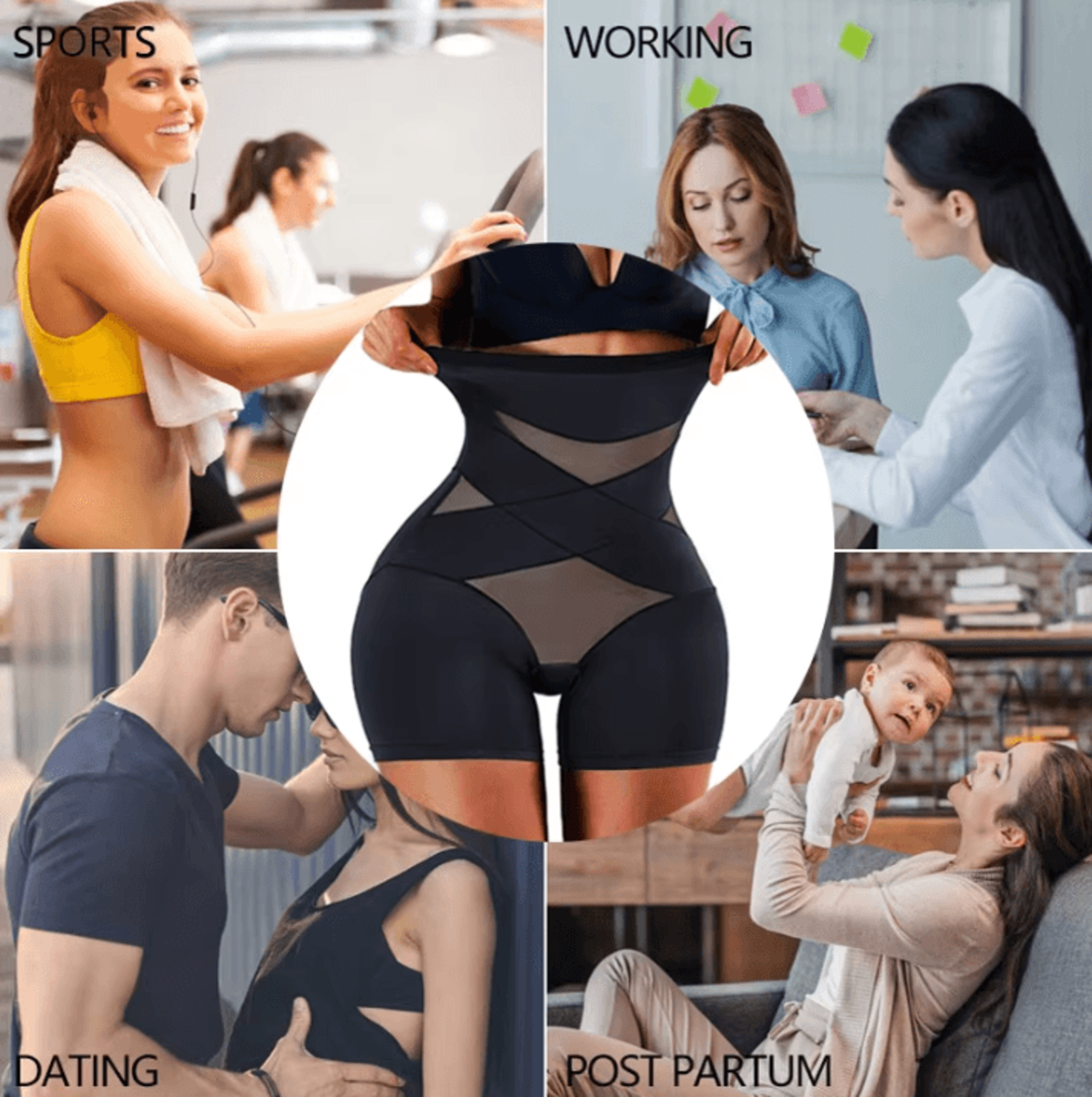 CXZD High Waist Trainer Panties  Postpartum Tummy Control Shapewear 3