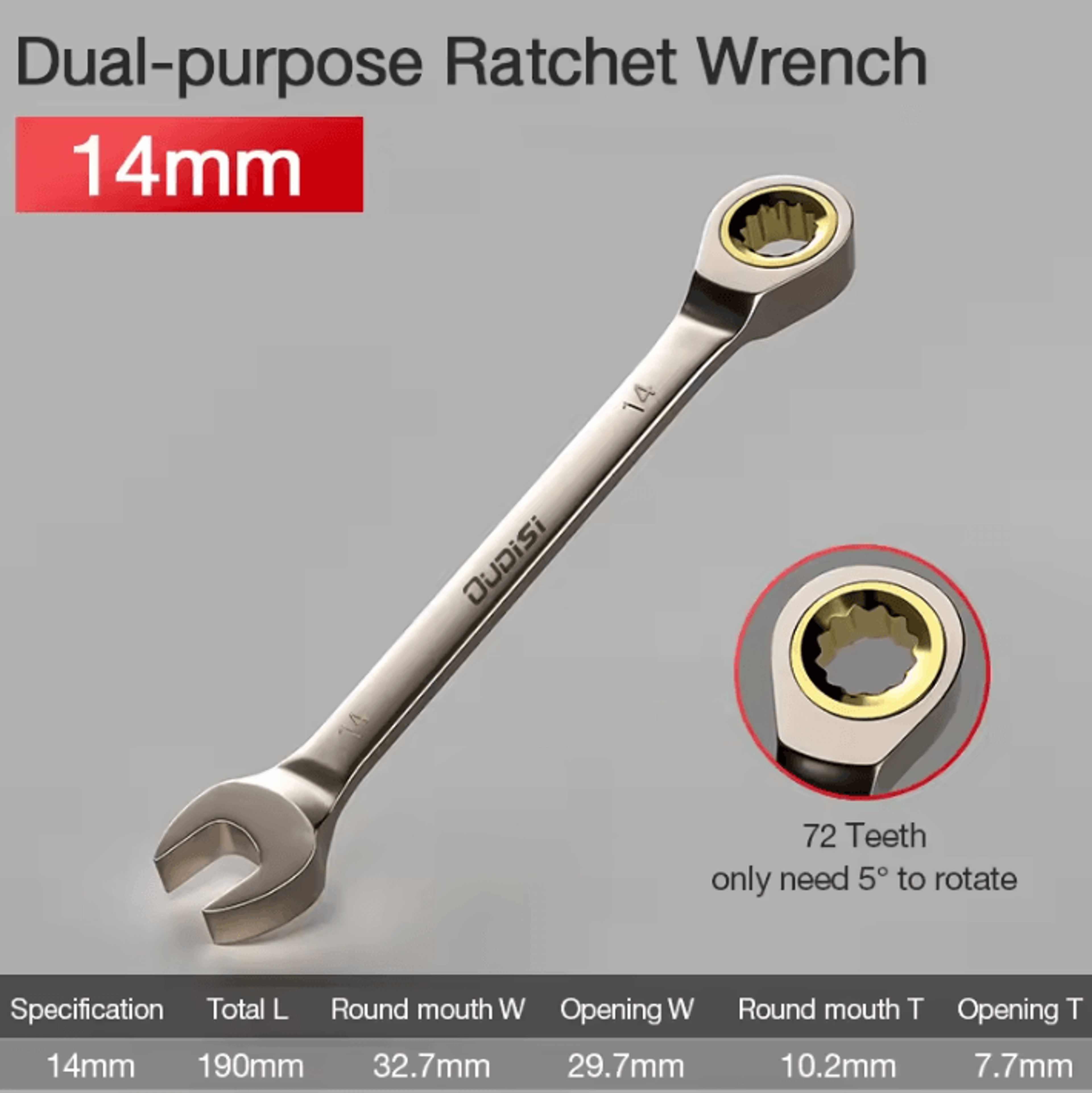 Flexible Ratchet Wrench  Universal Torque Spanner For Car Repair And Hand Tool Use 13