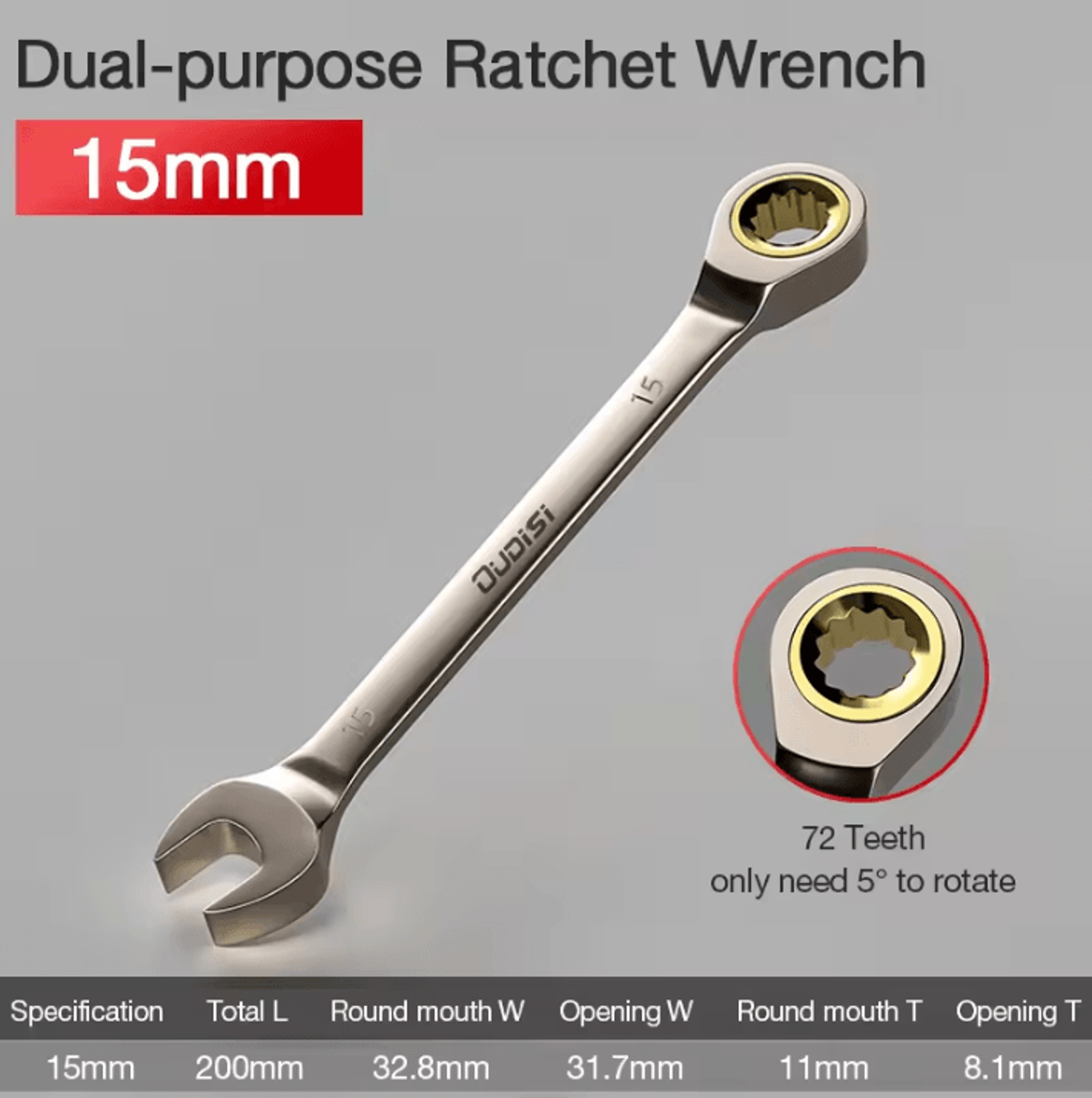 Flexible Ratchet Wrench  Universal Torque Spanner For Car Repair And Hand Tool Use 14