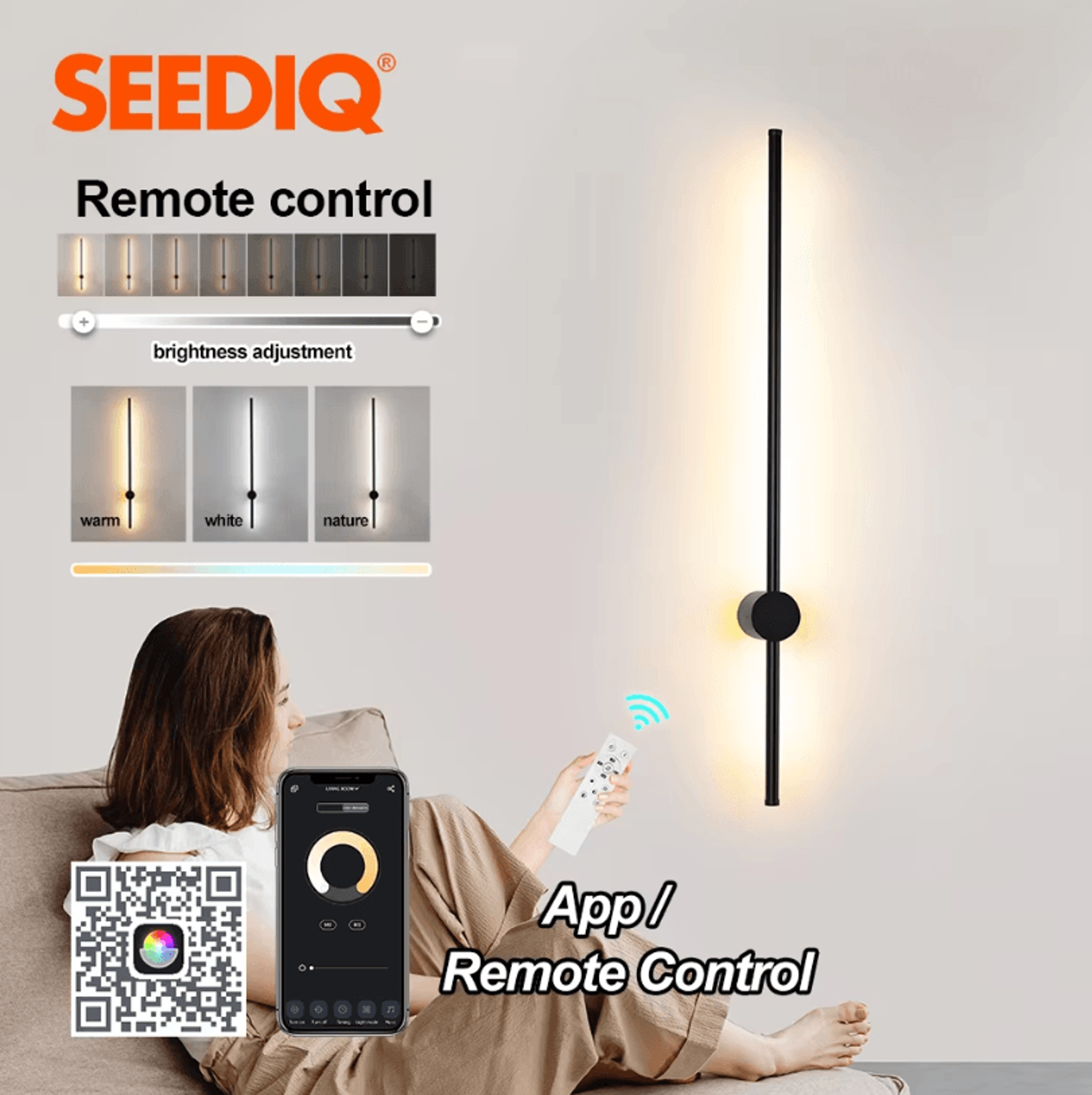 Modern LED Wall Lamp  Long Surface Mounted Wall Light For Home Lighting 2