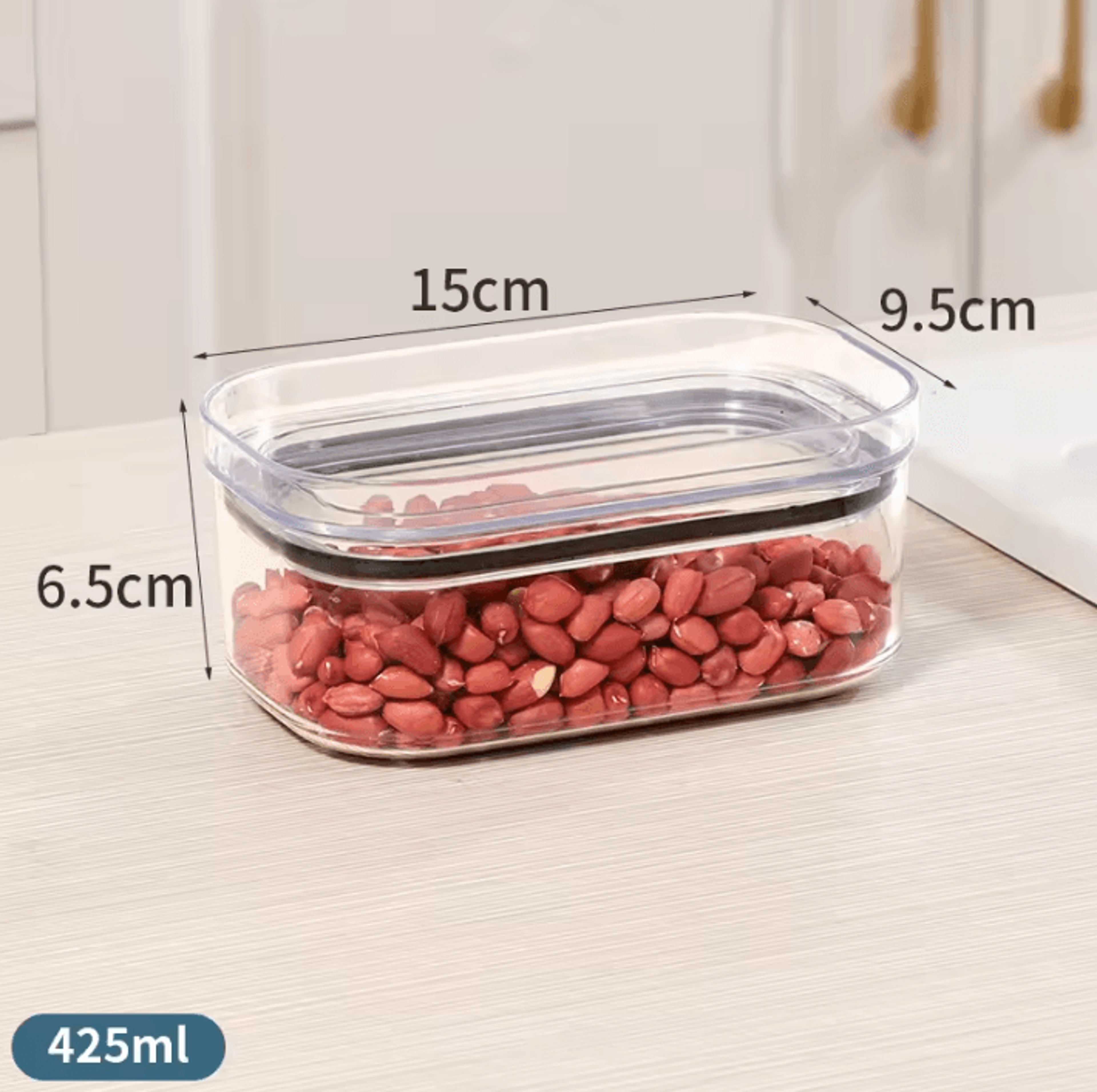Sealed Jars  Large Capacity MoistureProof Kitchen Storage Containers 6
