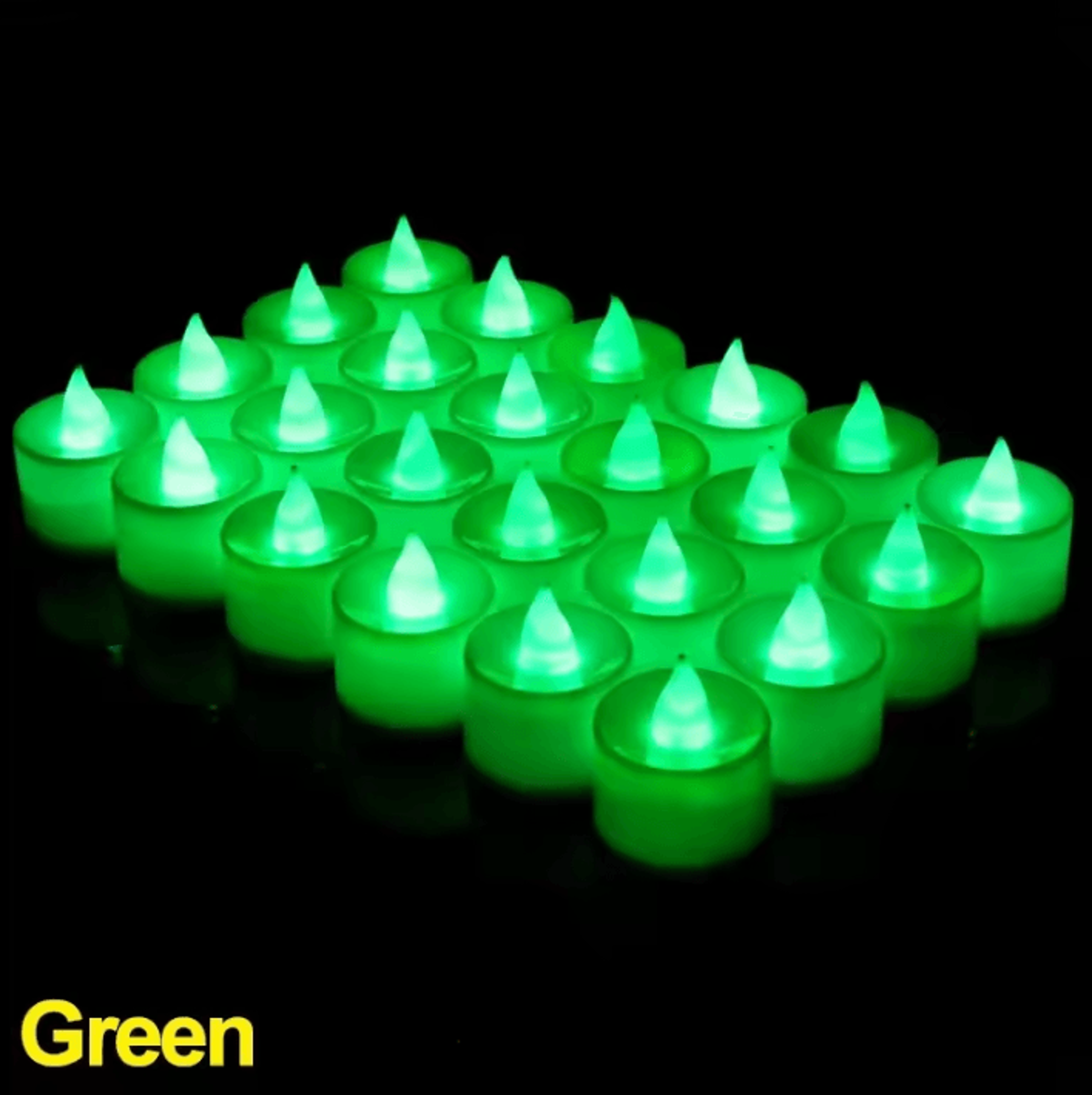 LED Flameless Candles  Colorful Battery Operated Tealight Set For Parties  Home Decor 9