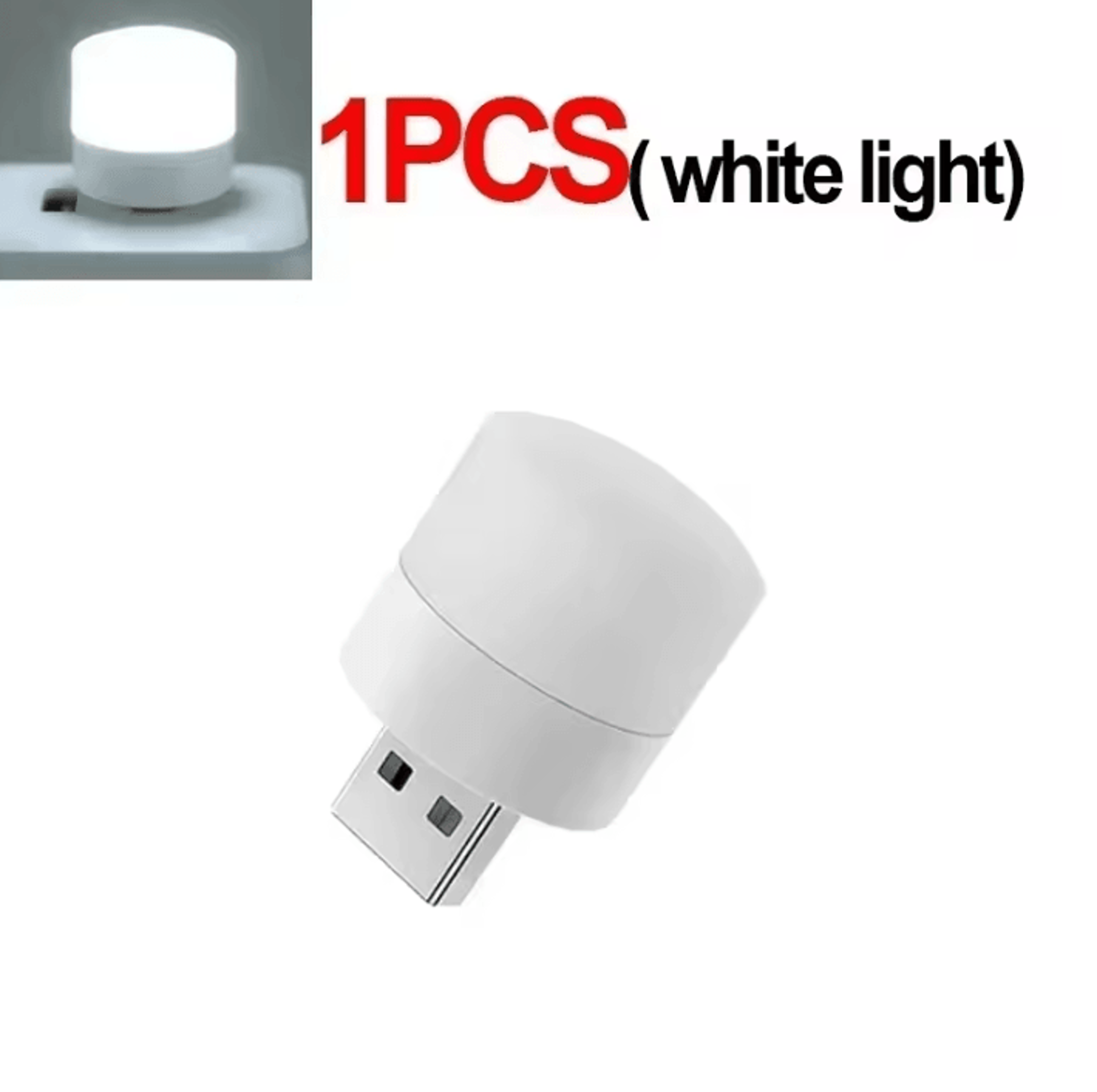 USB Night Light  Mini LED Reading Lamp With Eye Protection For Home And Travel 5