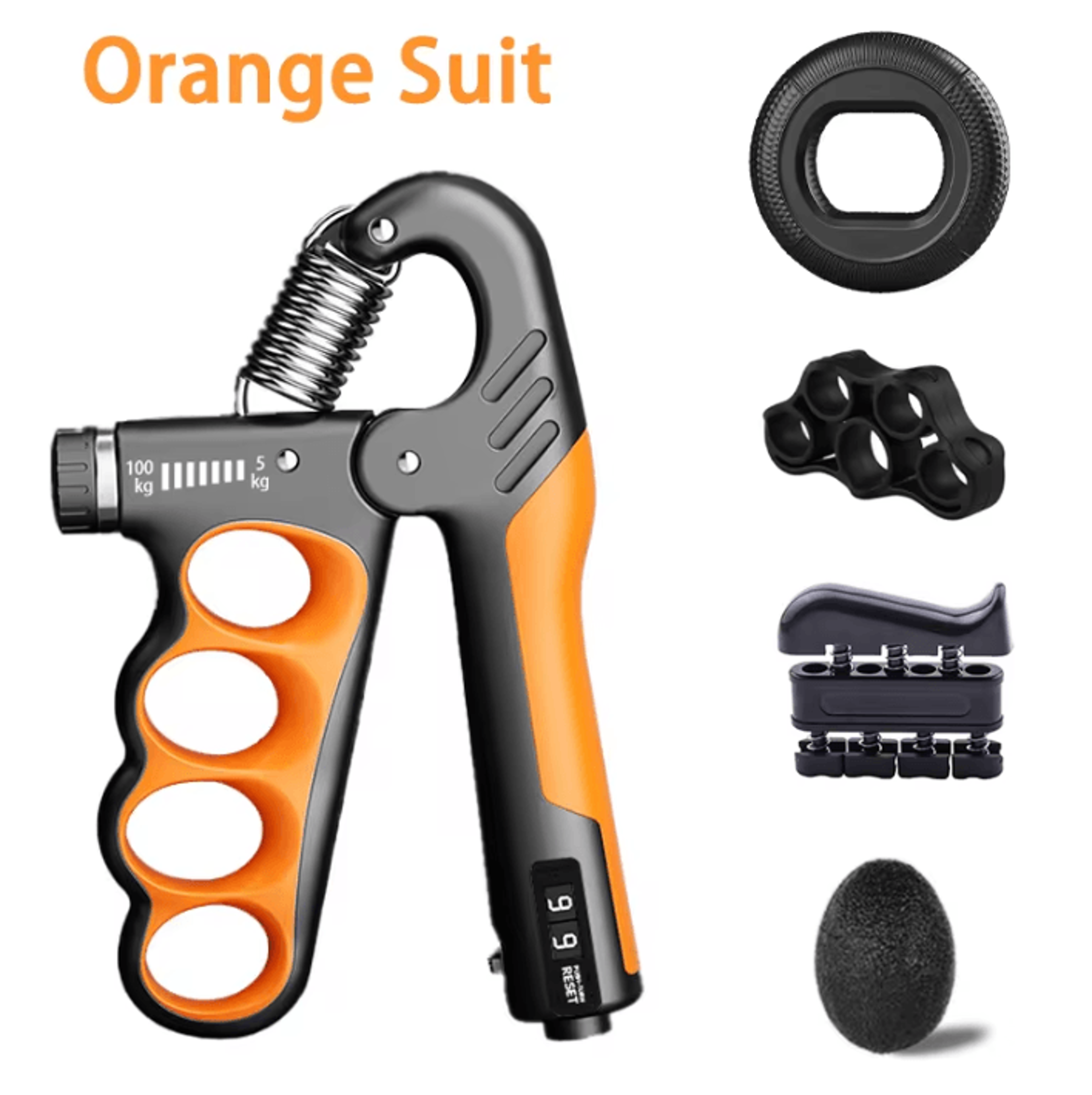 Grip Strength Hand Exerciser  Adjustable Wrist Expander For Hand And Forearm Strength 16