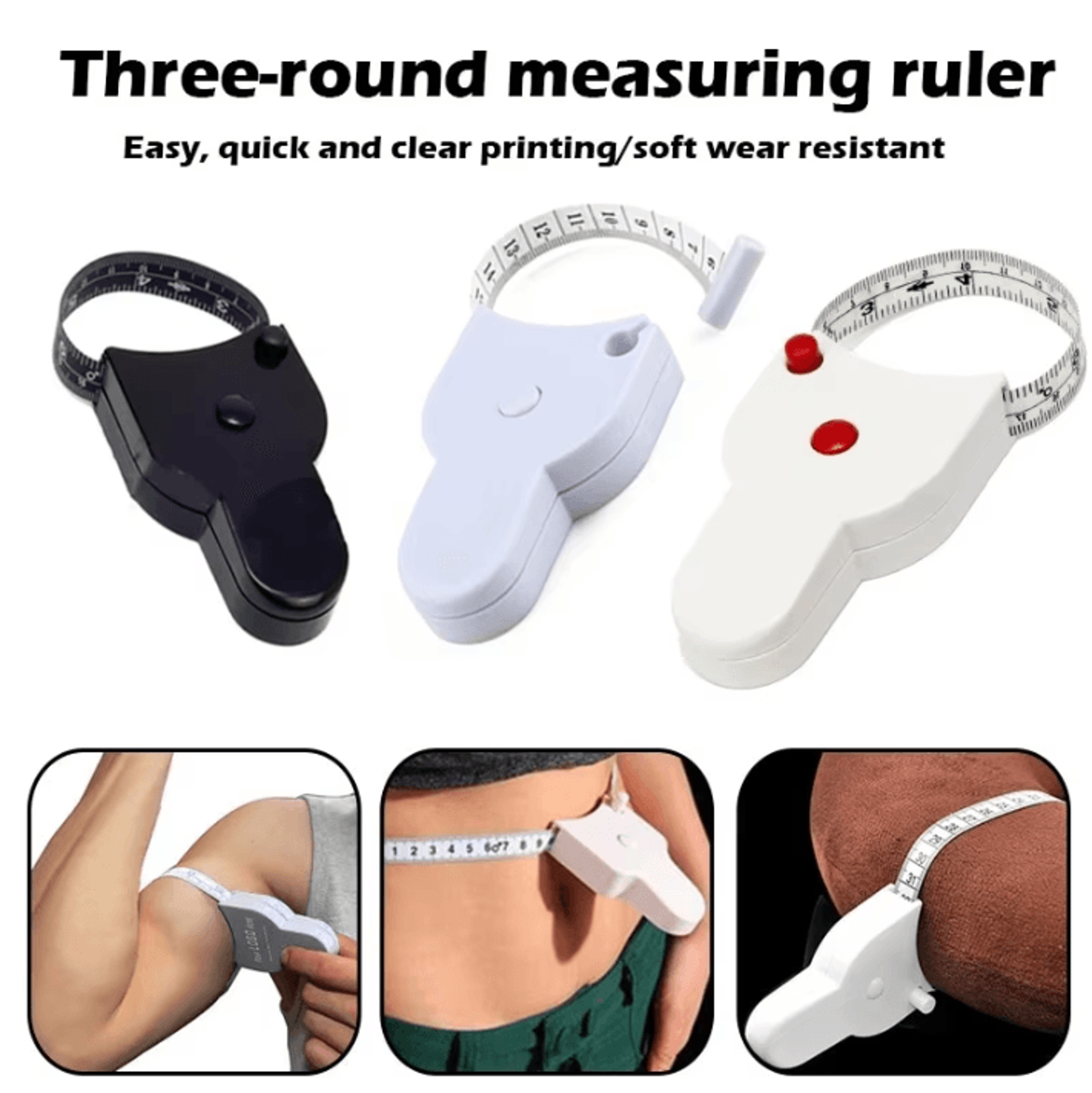 Automatic Telescopic Body Measuring Tape  White Sewing  Tailoring Ruler Tool 0