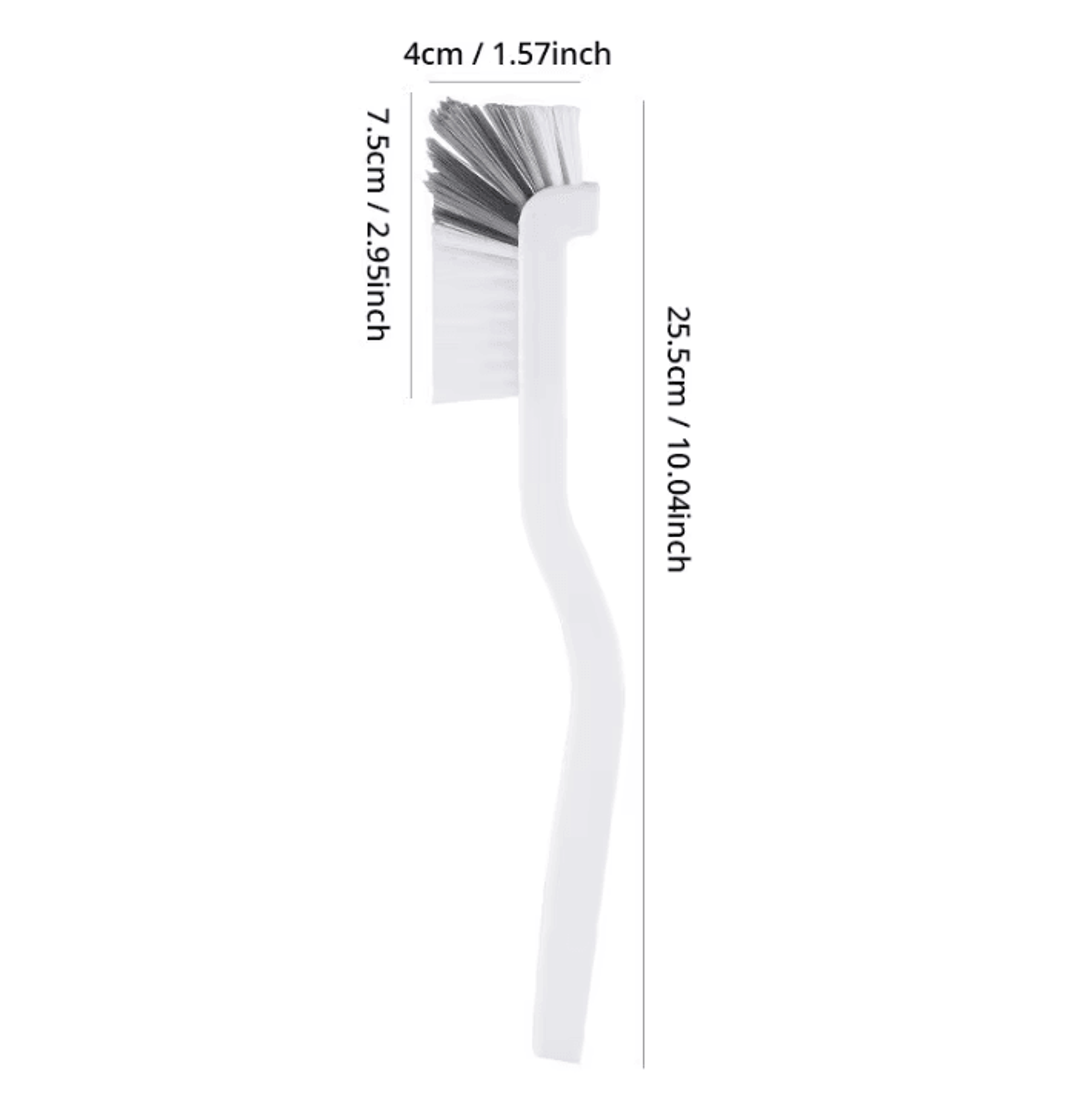 Japanese Style Long Handle Sink Cleaning Brush  Elbow Cup  Crevice Cleaner 5