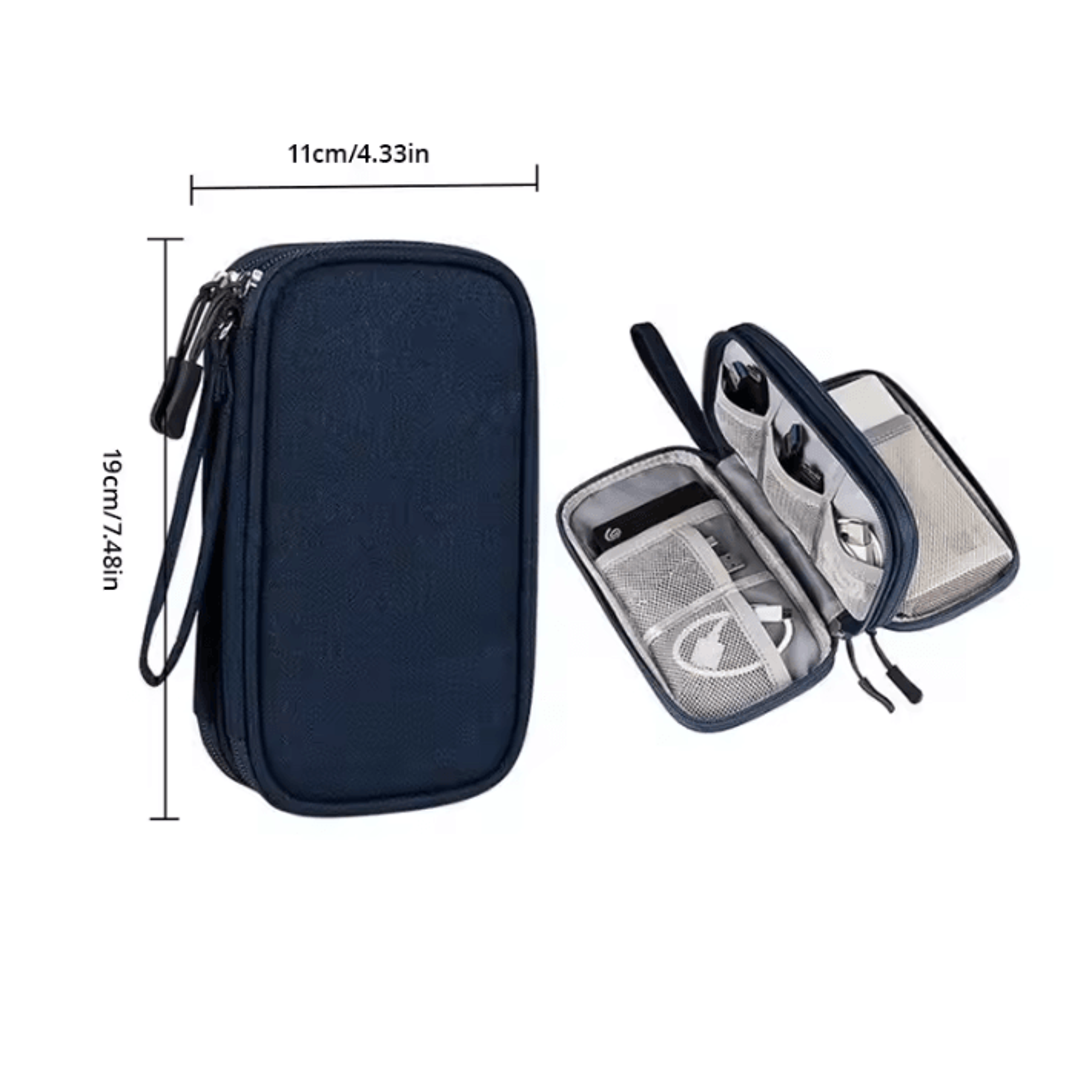 Compact Travel Digital Gear Organizer  Tech Accessories Storage Bag 7