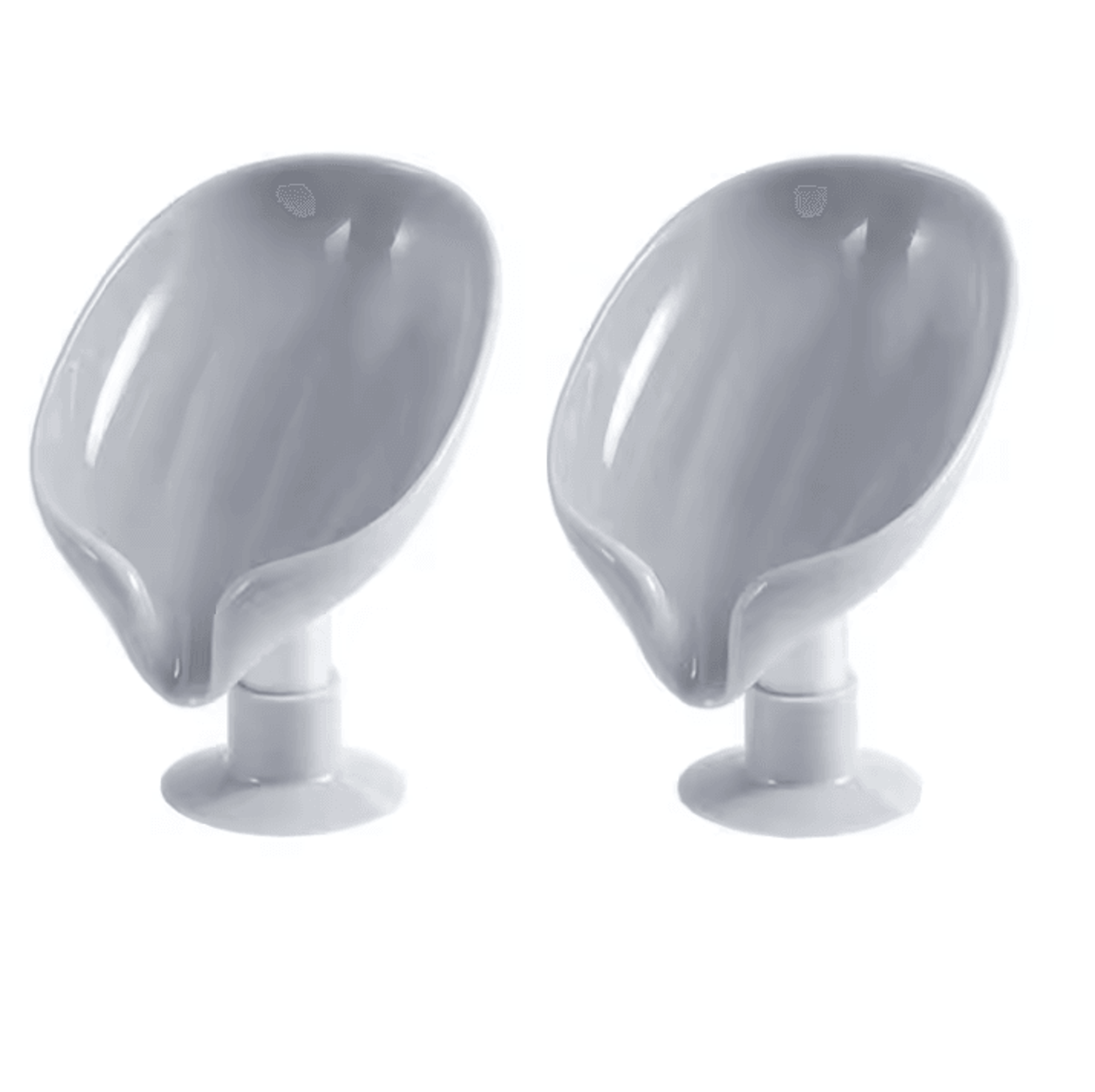 2Piece Draining Soap Holder Set  PunchFree Suction Cup Soap Dish Rack 7