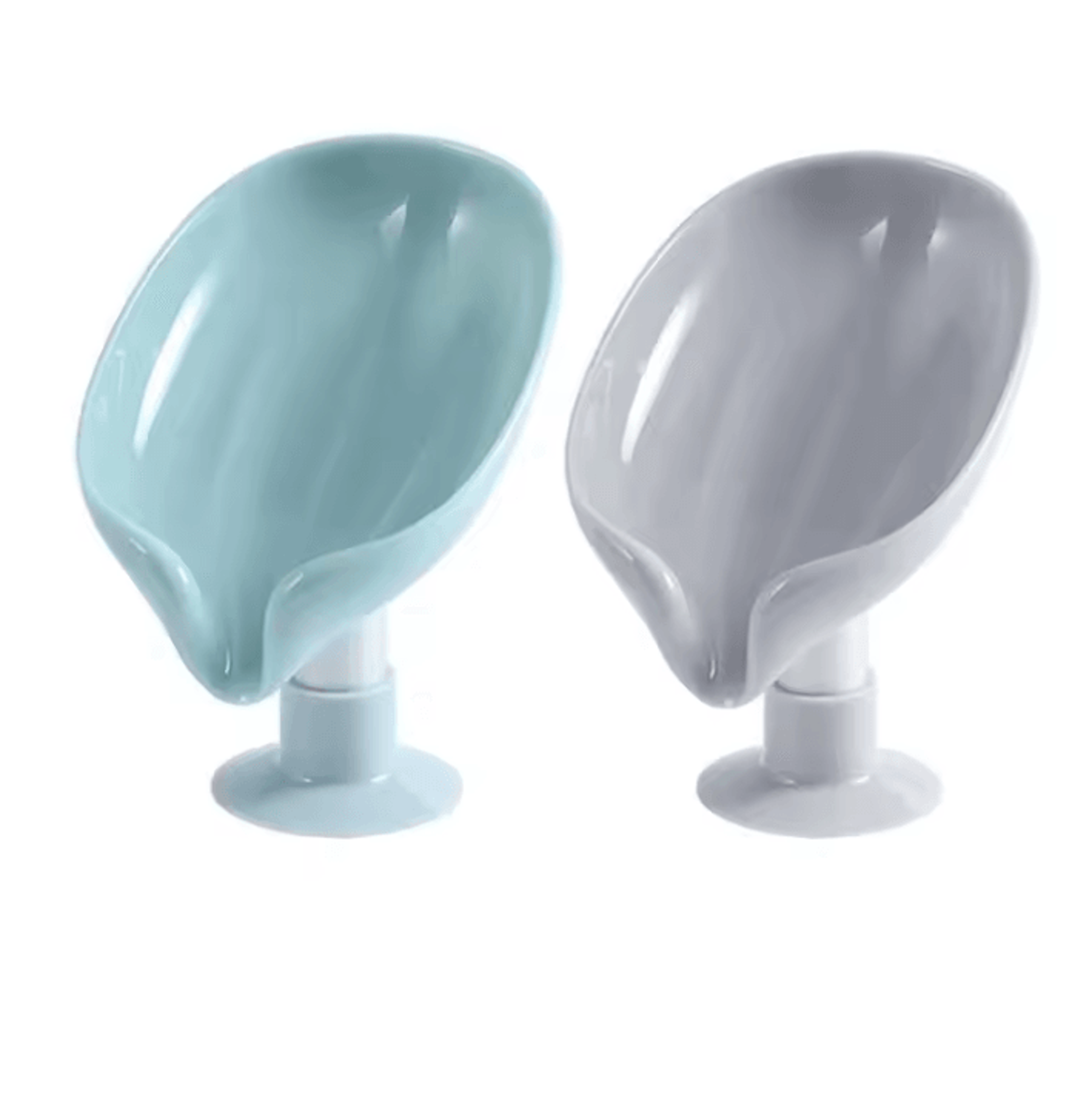 2Piece Draining Soap Holder Set  PunchFree Suction Cup Soap Dish Rack 8
