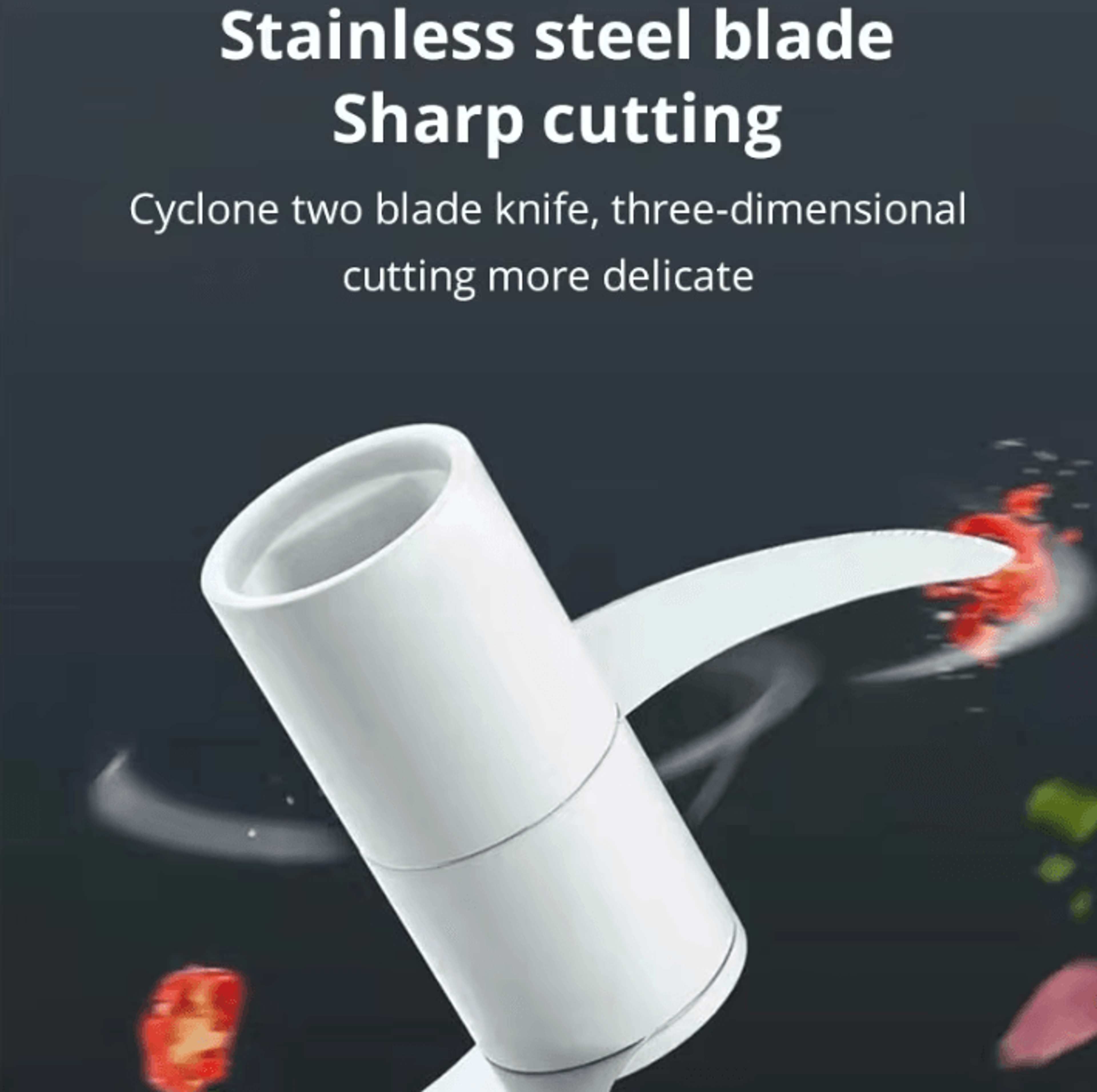 Manual Garlic Masher  Handheld Garlic Crusher For Easy Minced Garlic BluePink 4