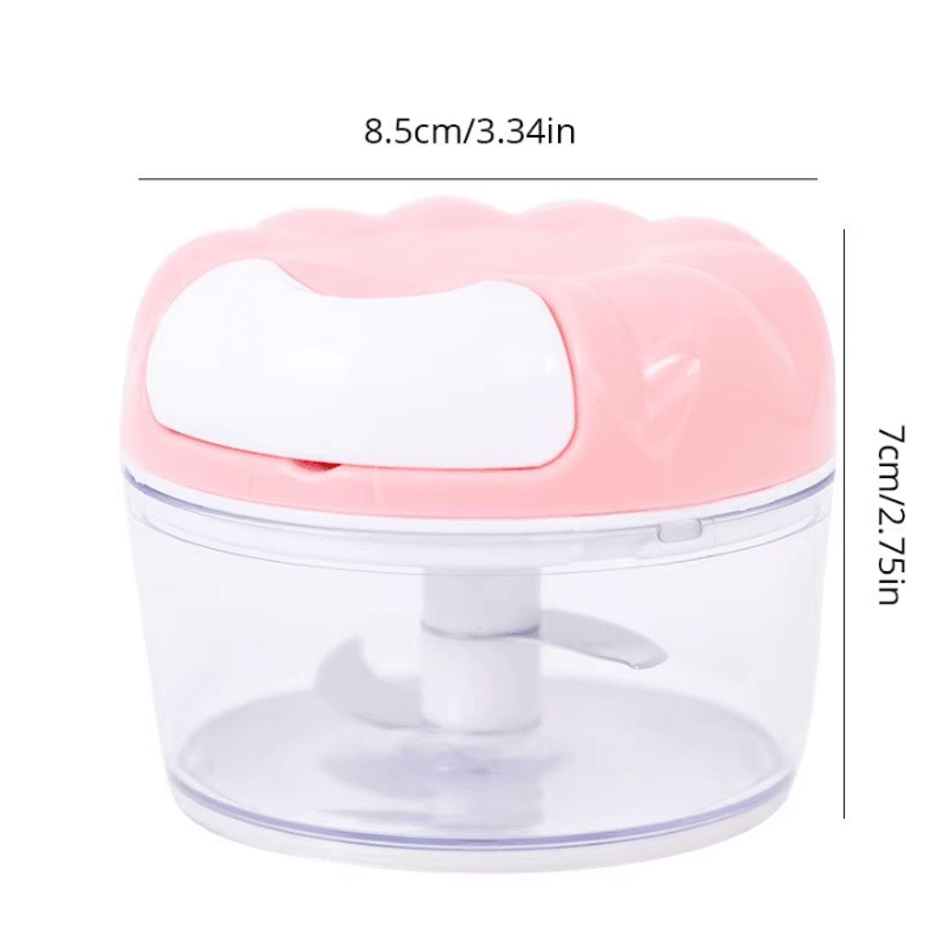 Manual Garlic Masher  Handheld Garlic Crusher For Easy Minced Garlic BluePink 5