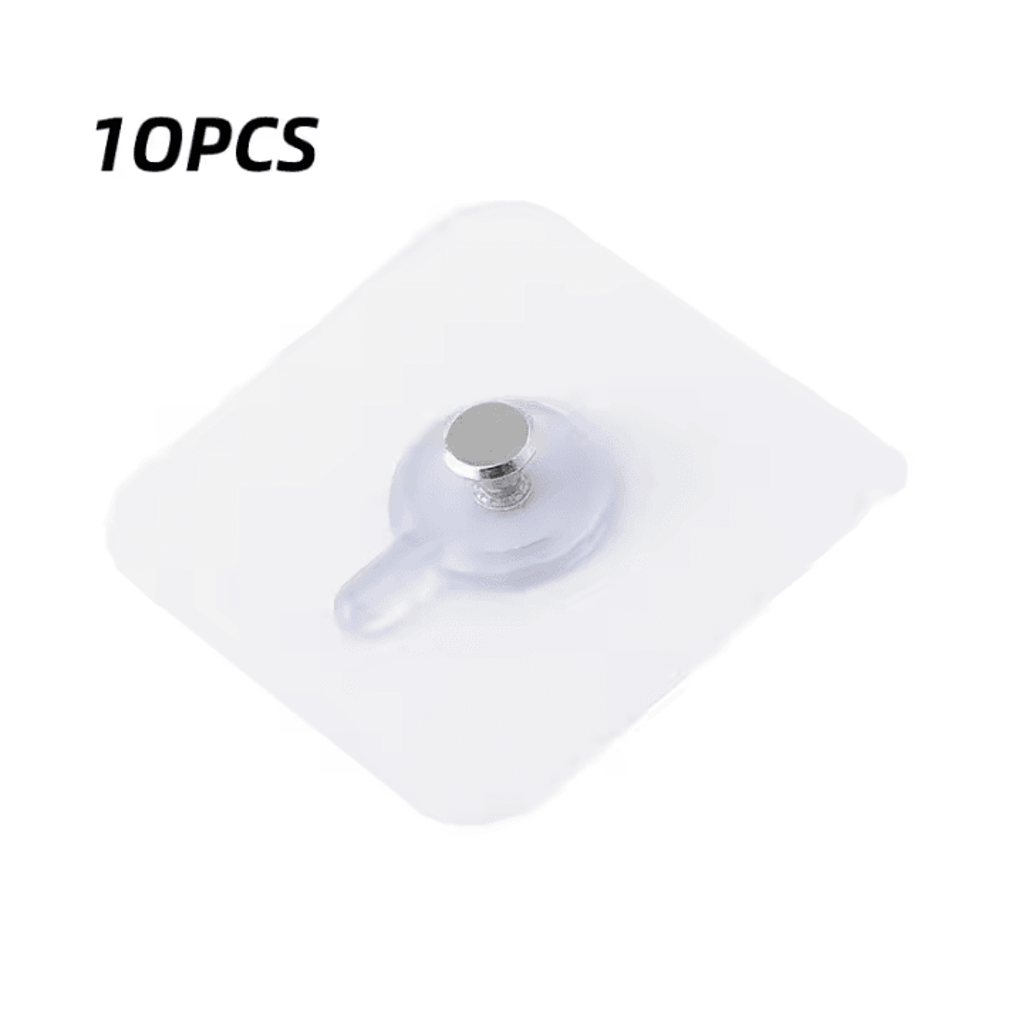 10Piece Transparent Traceless Adhesive Wall Hooks  Picture  Mural Hanging Nails 6