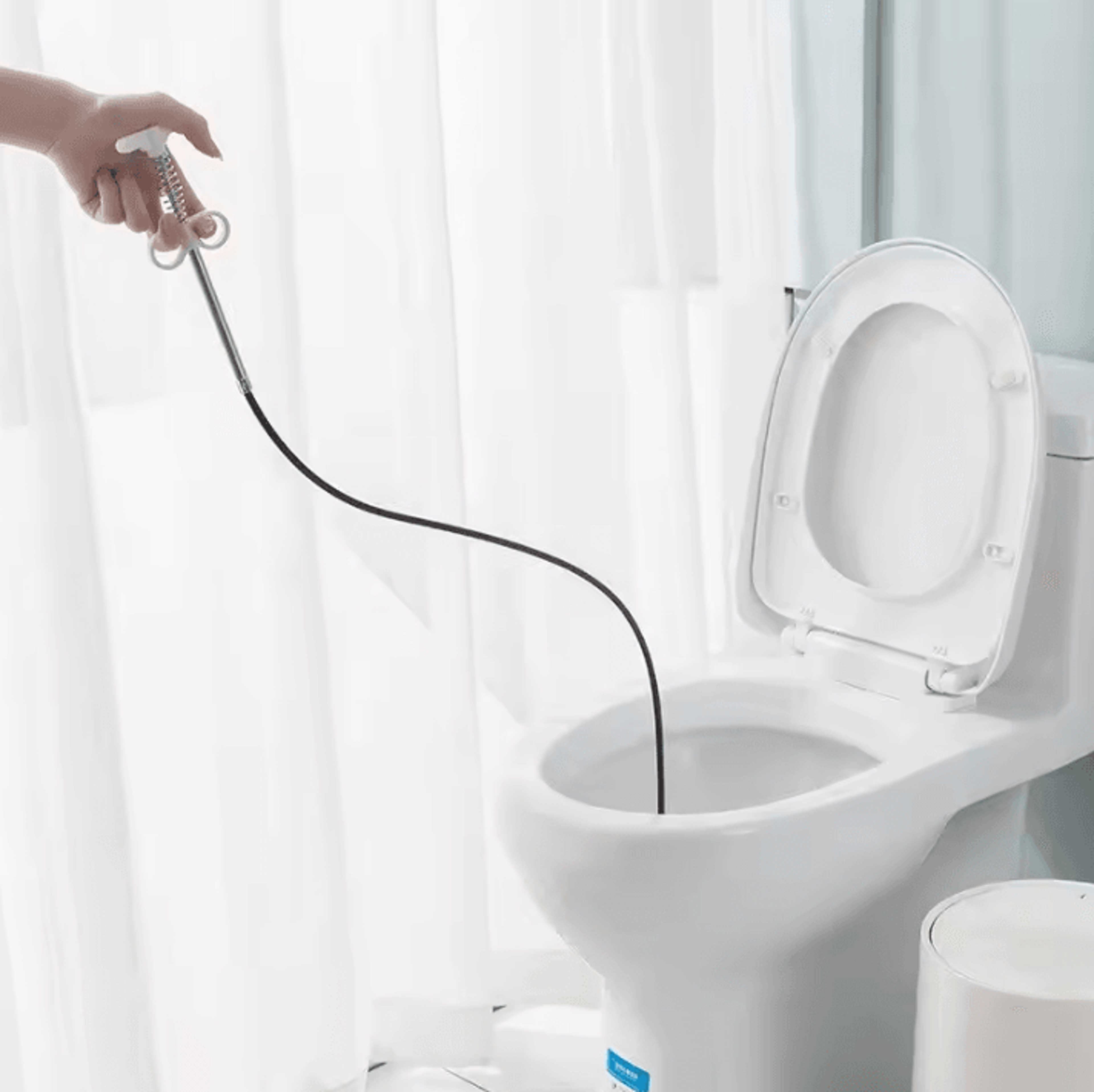 16 Meters Drain Snake Tool  Flexible Spring Pipe Clog Remover For Kitchen  Bathroom 2