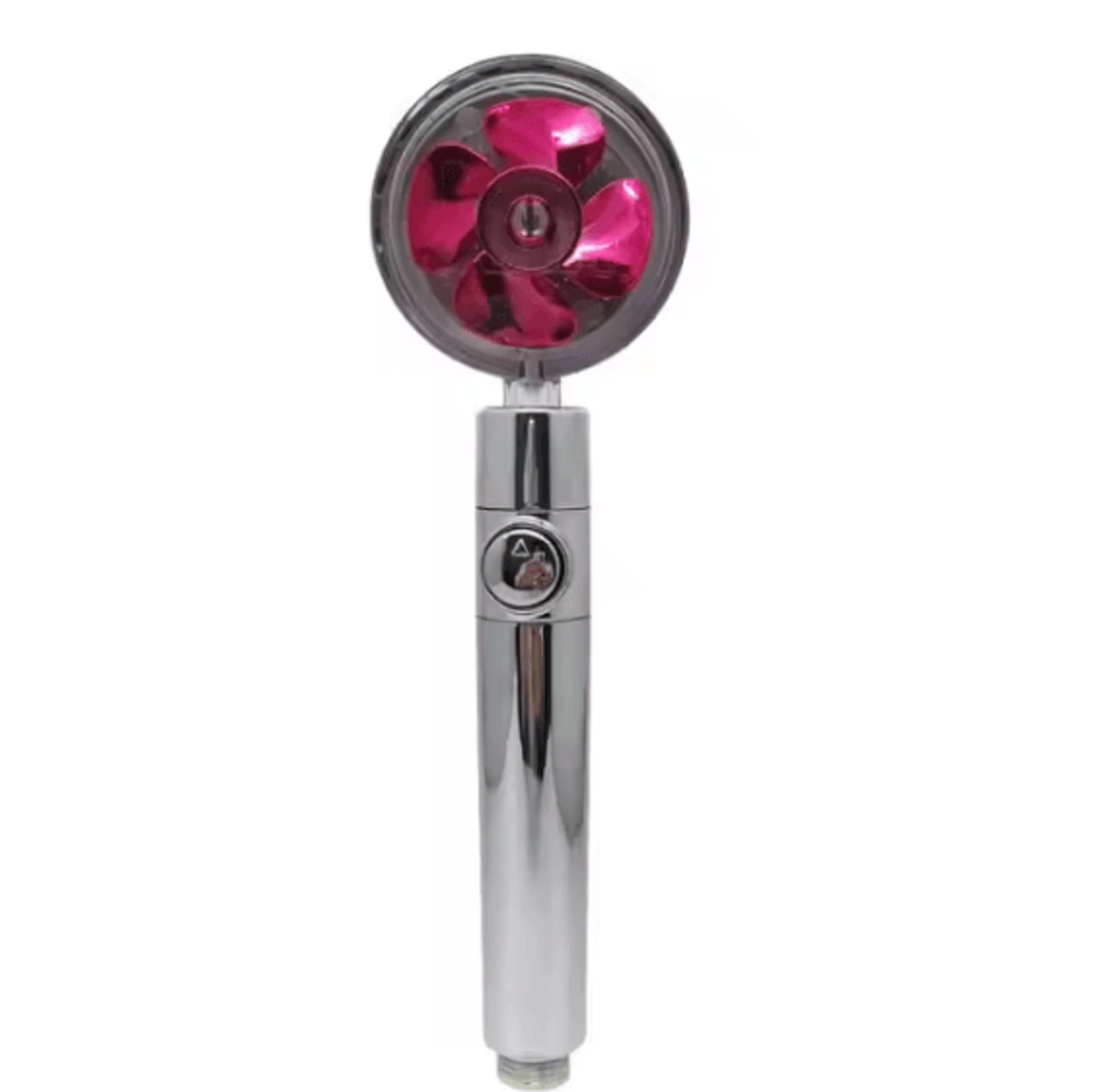 New Propeller Driven Shower Head Cotton Filter Turbocharged High Pressure Handheld Shower Nozzle 8