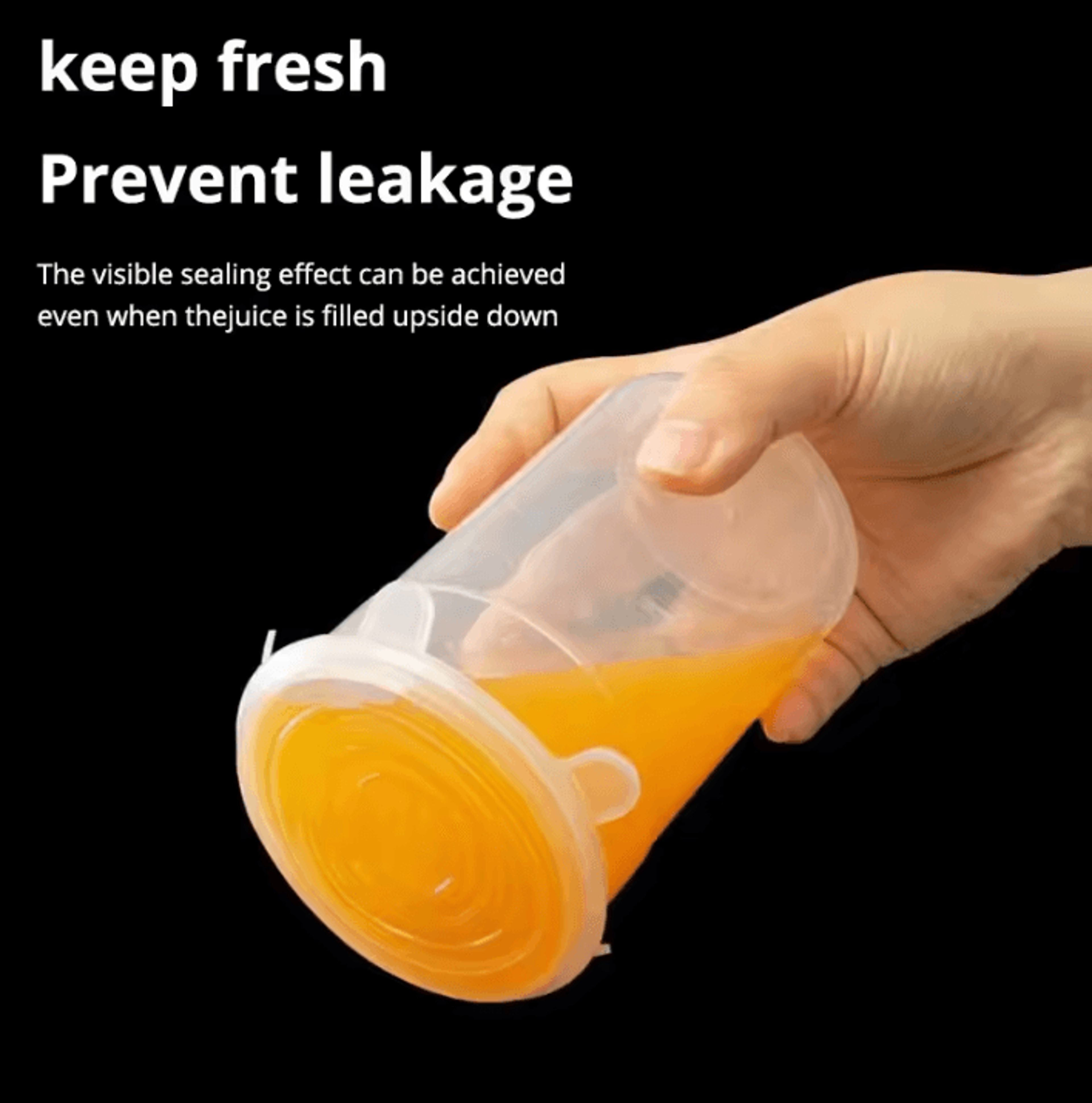 6Piece Transparent Silicone Kitchen Utensils FreshKeeping Stretch Universal Bowl Covers 4