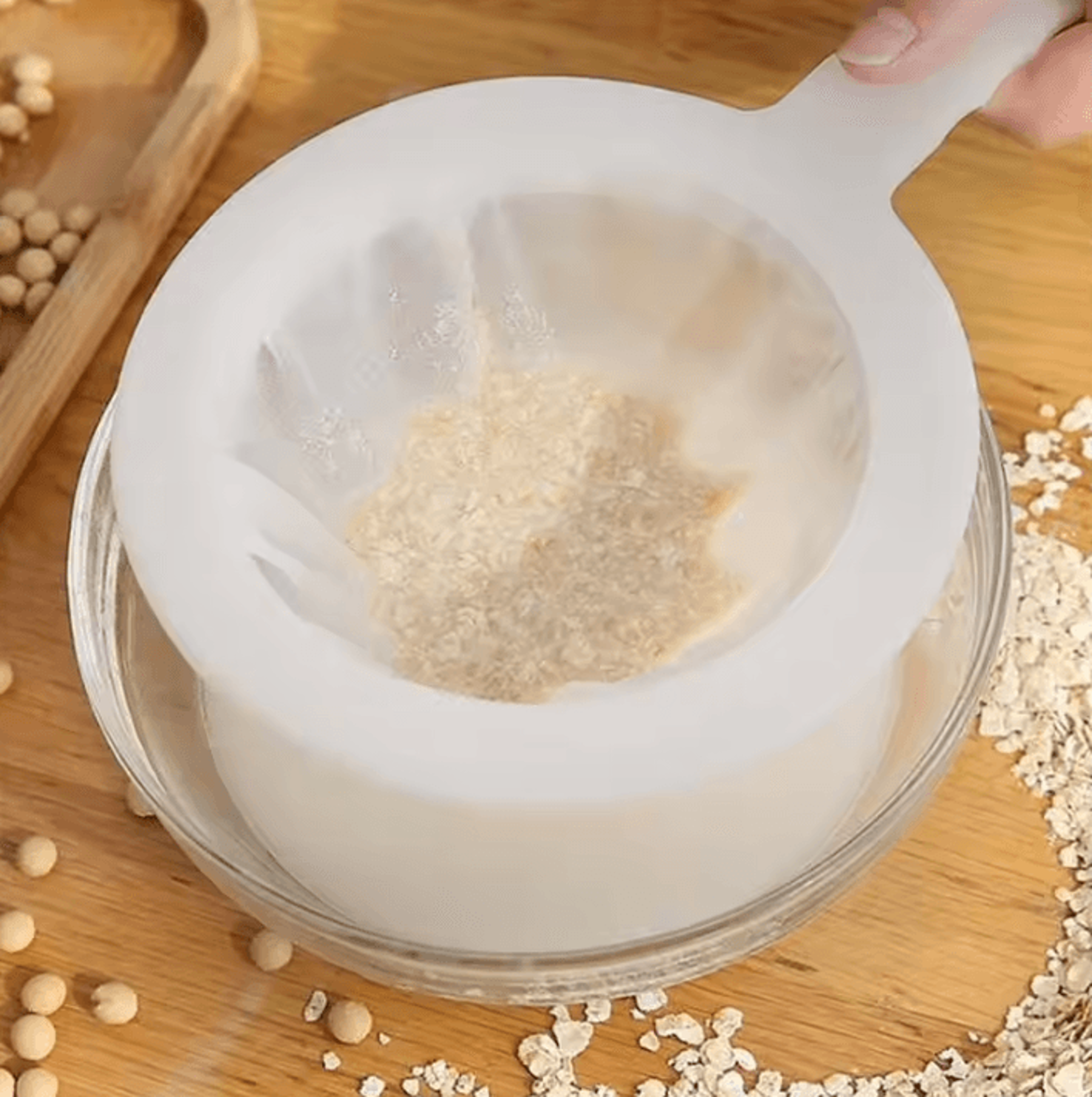 Reusable High Density Mesh Filter Bag  MultiUse Strainer For Soy Milk Tea Coffee  More 1