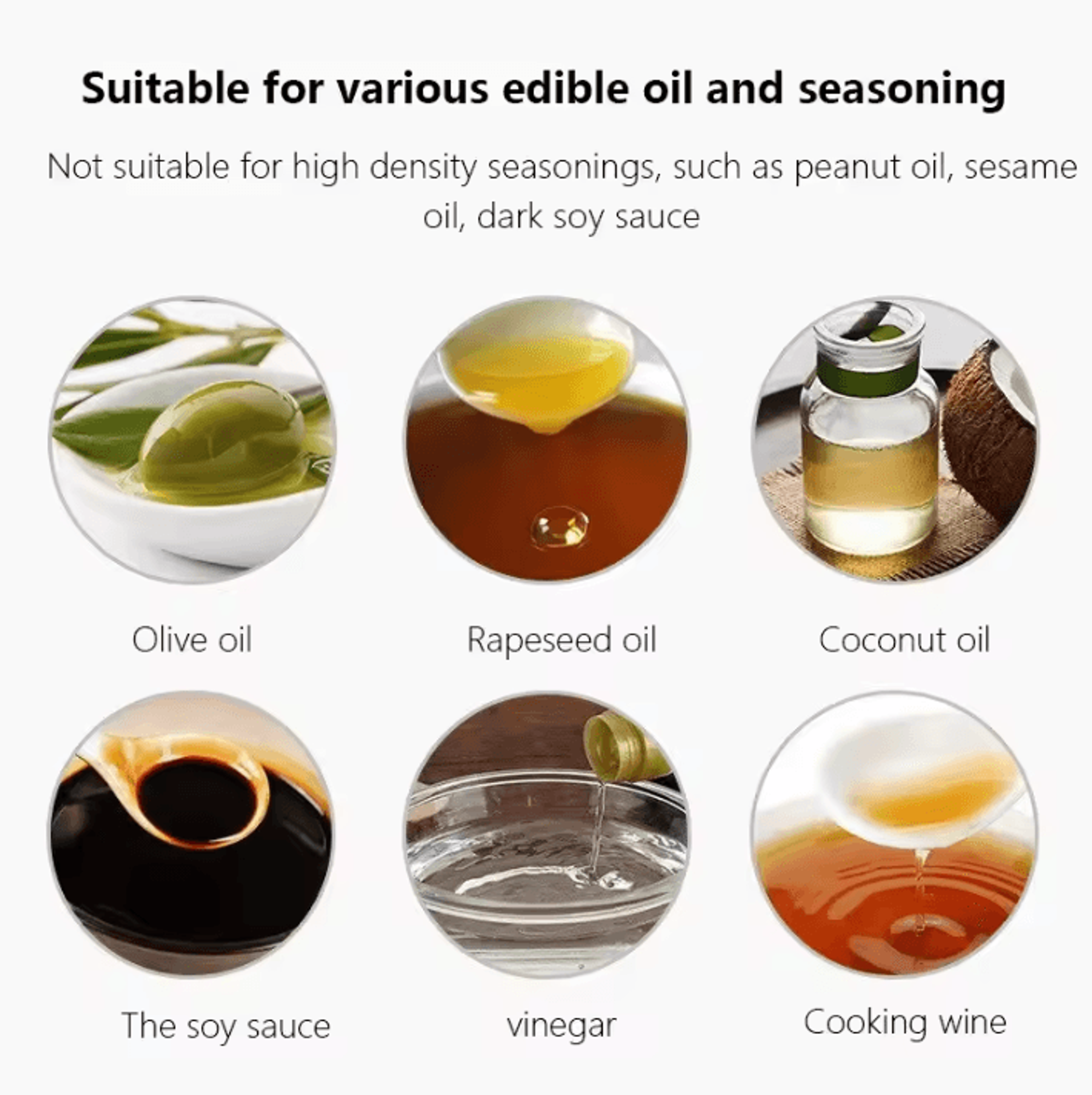 Black Transparent Cooking Oil Spray Bottle  Olive Oil Dispenser For Kitchen BBQ Fitness Salad  Home 3