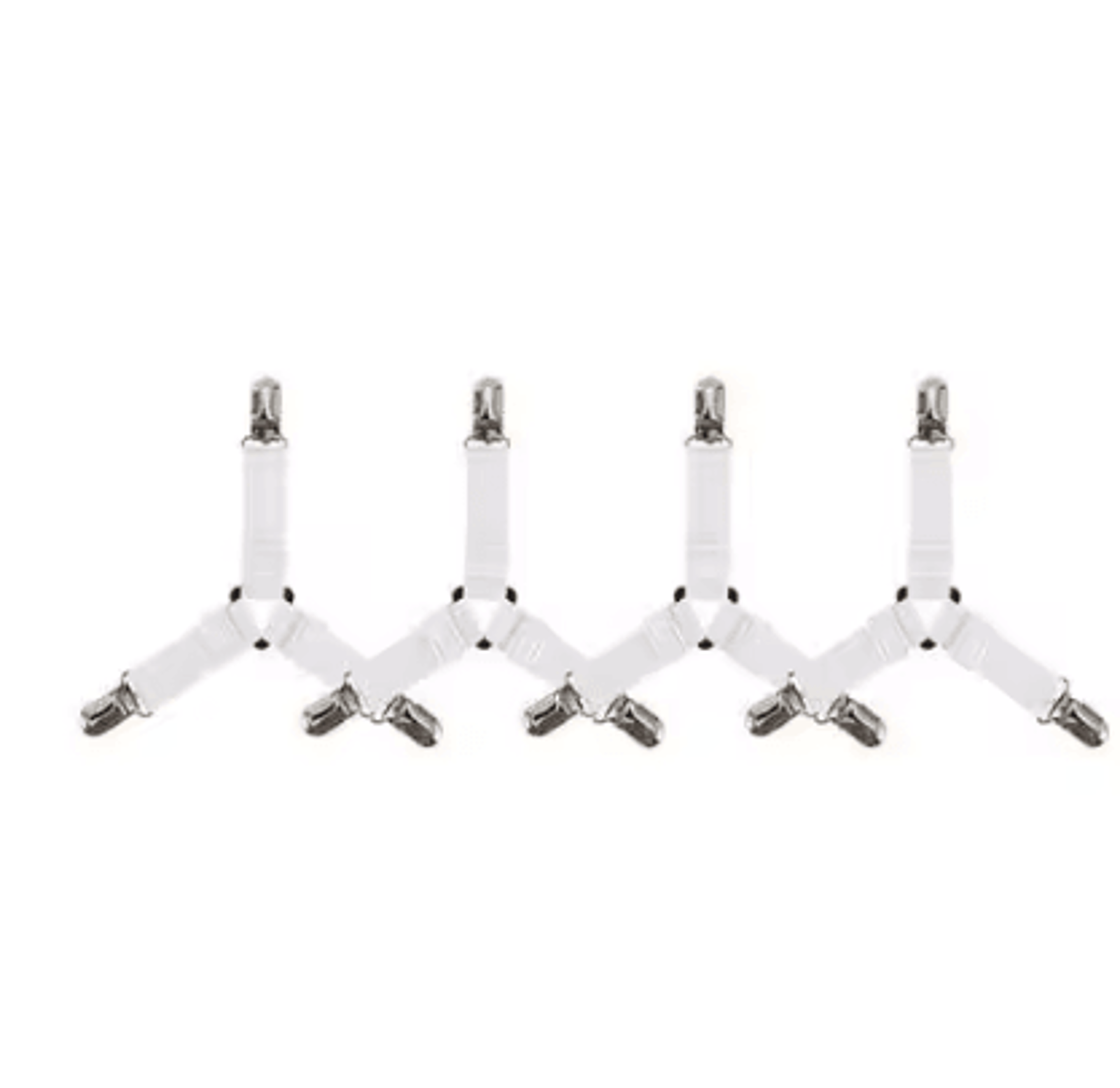 4Piece Bed Sheet Fasteners  Mattress Cover Clips  Adjustable Elastic Straps For Bed Sheet Organizer 7