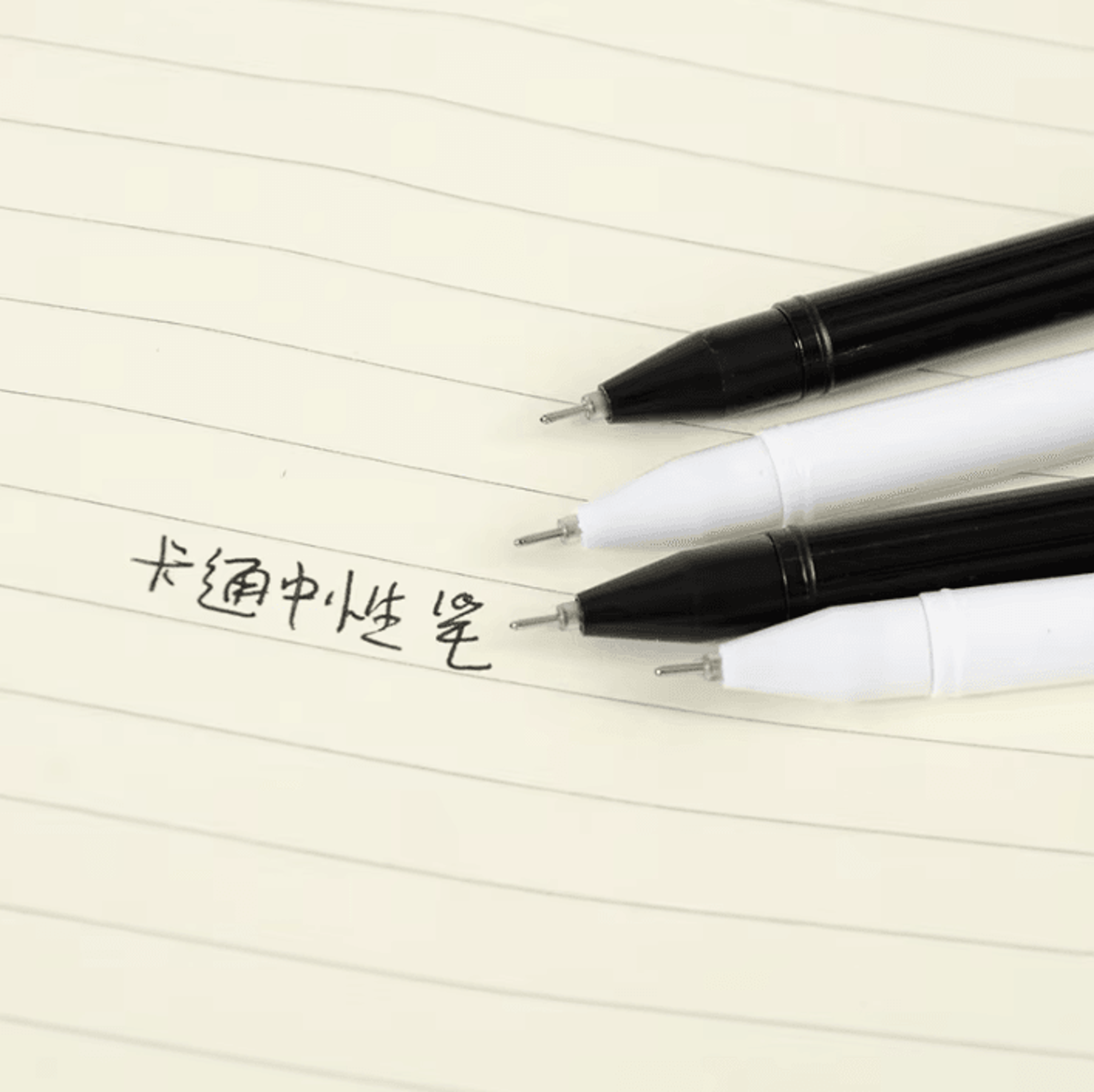 10Piece Kawaii Cat Gel Ink Pen Set  Cute Black Ink Stationery For School  Office 5
