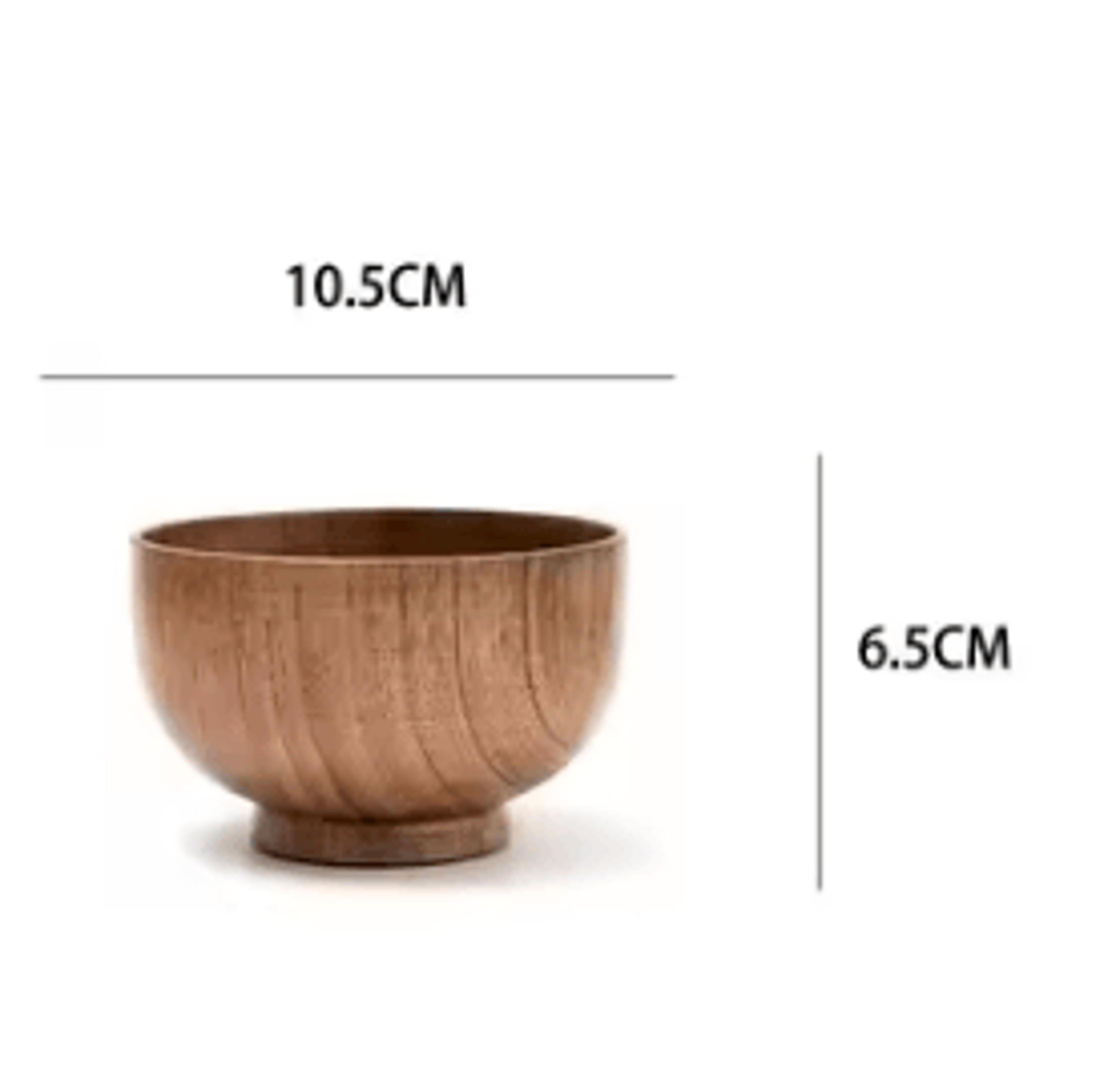 Japanese Style Wooden Bowl  Jujube Wood Soup  Rice Bowl For Tableware 6