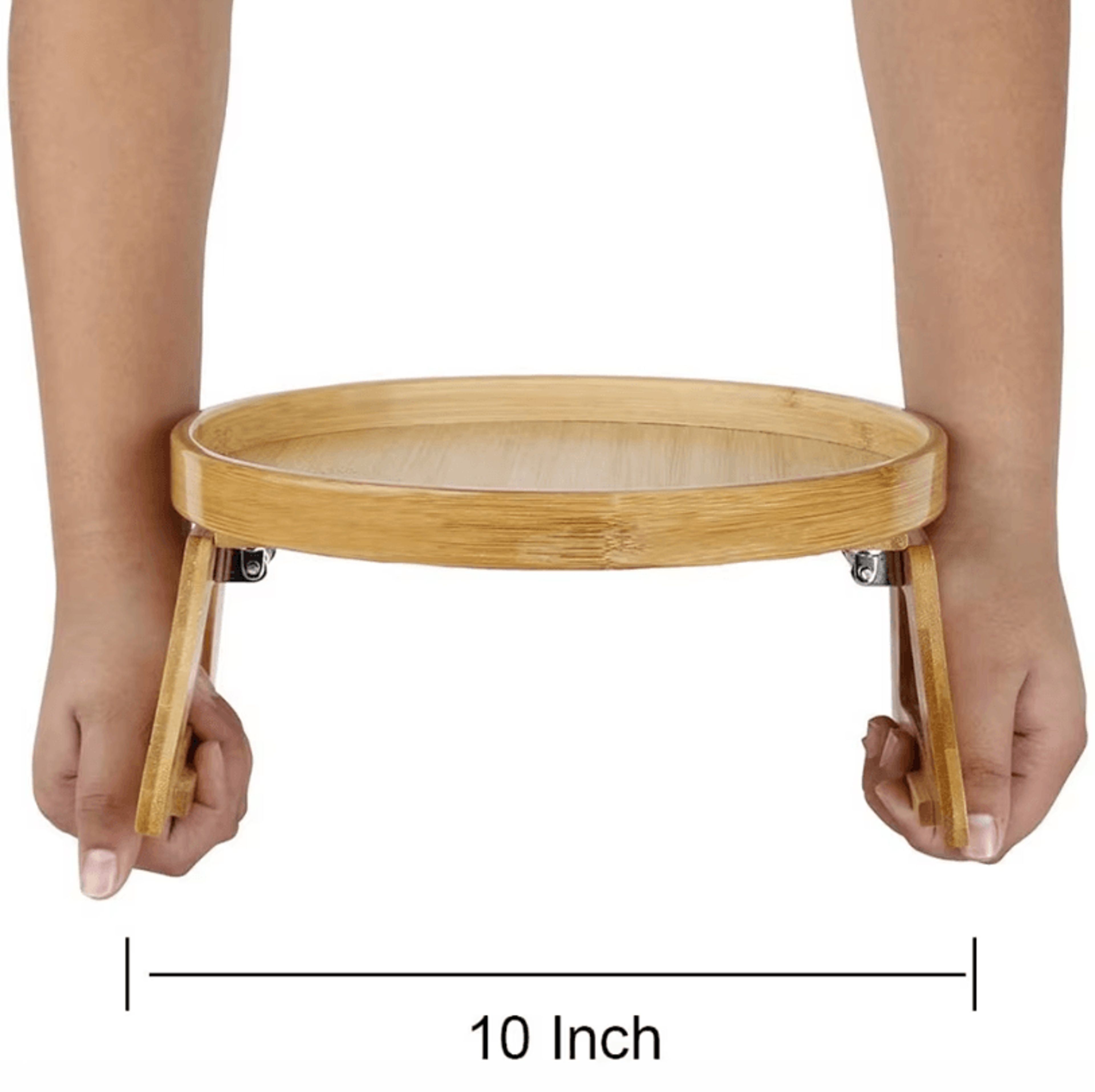 Wooden Sofa Tray Table  ClipOn Armrest Tray For TV Snacks Remote  Coffee 4