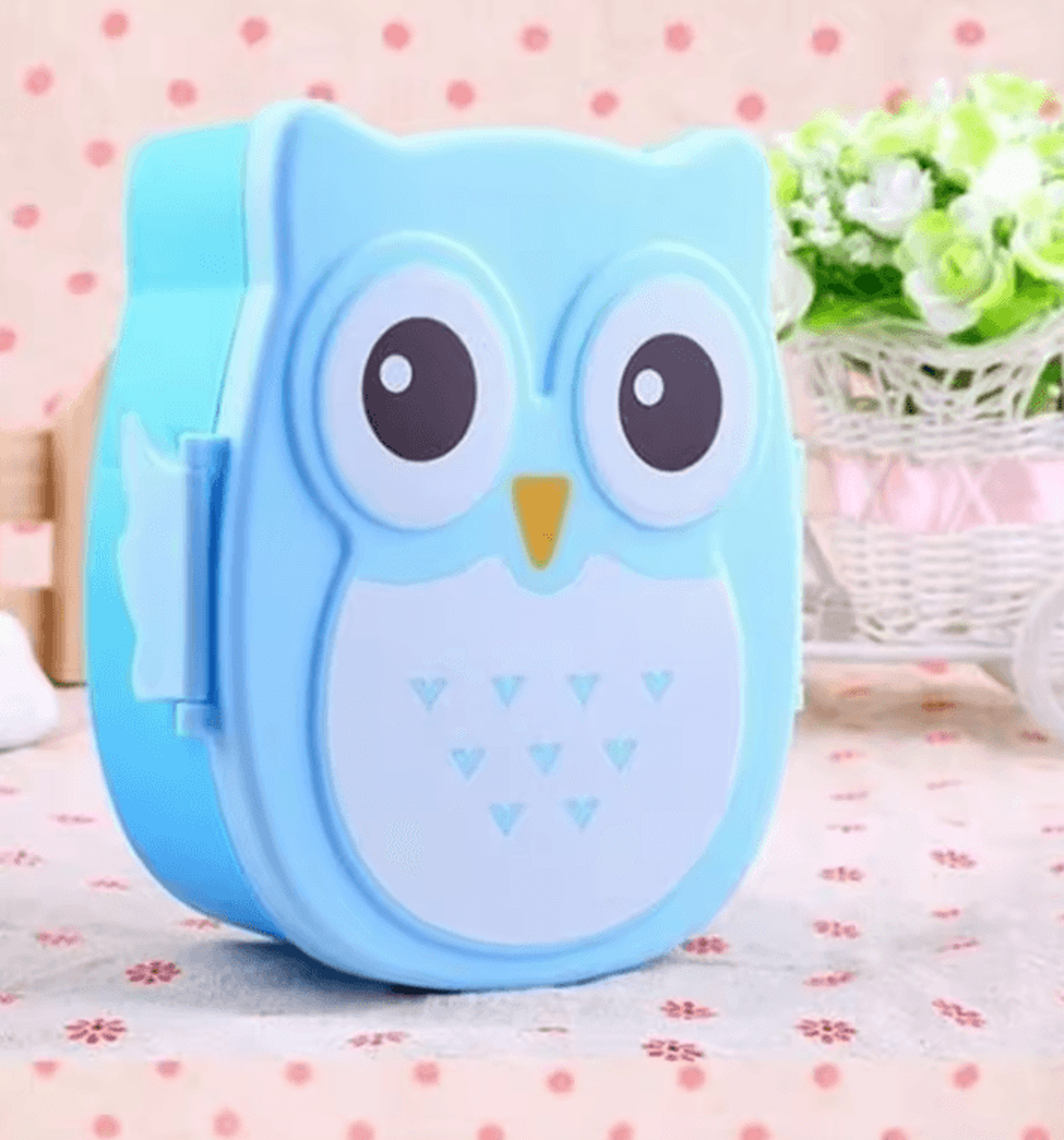 Portable Plastic Bento Lunch Box  Food Container With Cutlery For Kids Students  Daily Meals 5