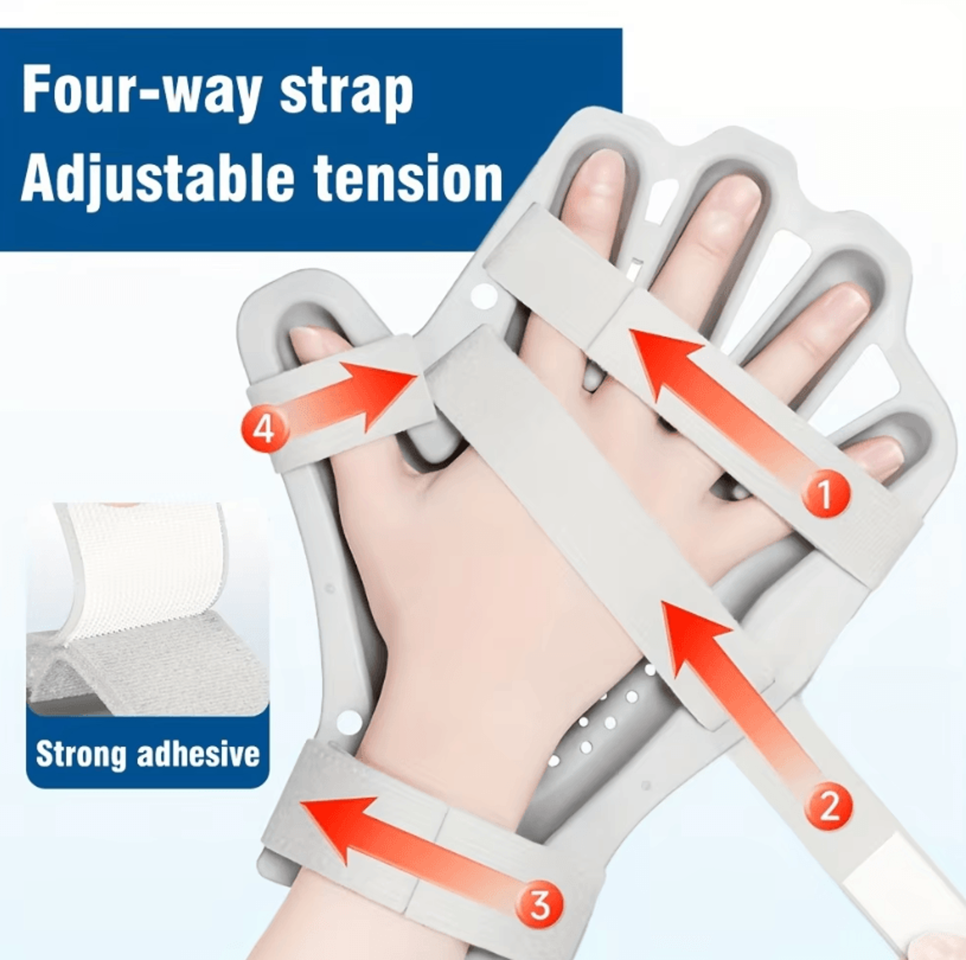 Adjustable Hand Splint Support Glove  Fingerboard Strap For Finger Correction  Protection 1