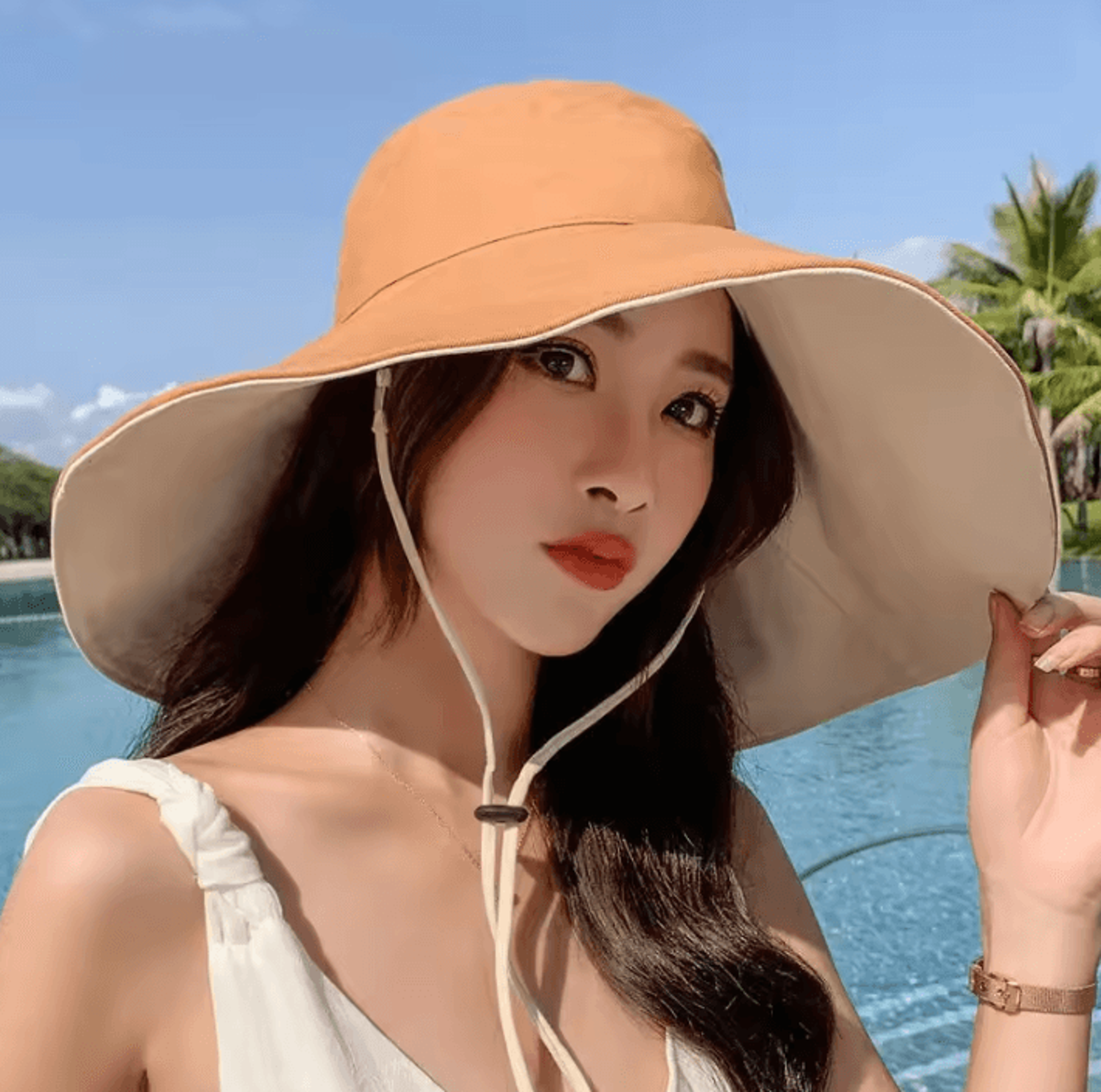Wide Brim UPF 50 Sun Hat For Women  Foldable AntiUV Beach  Hiking Cap 21652362 In 5