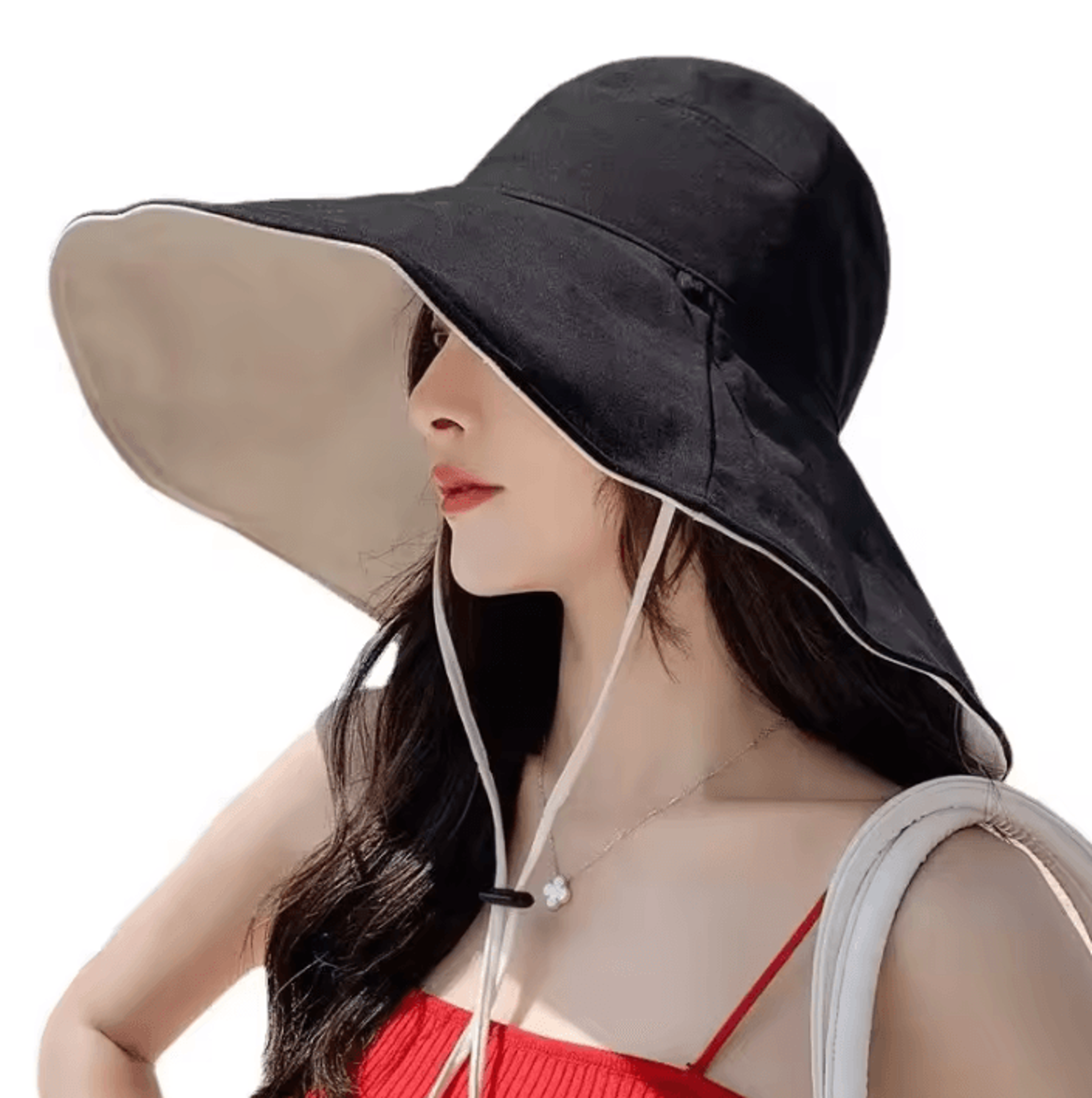 Wide Brim UPF 50 Sun Hat For Women  Foldable AntiUV Beach  Hiking Cap 21652362 In 7