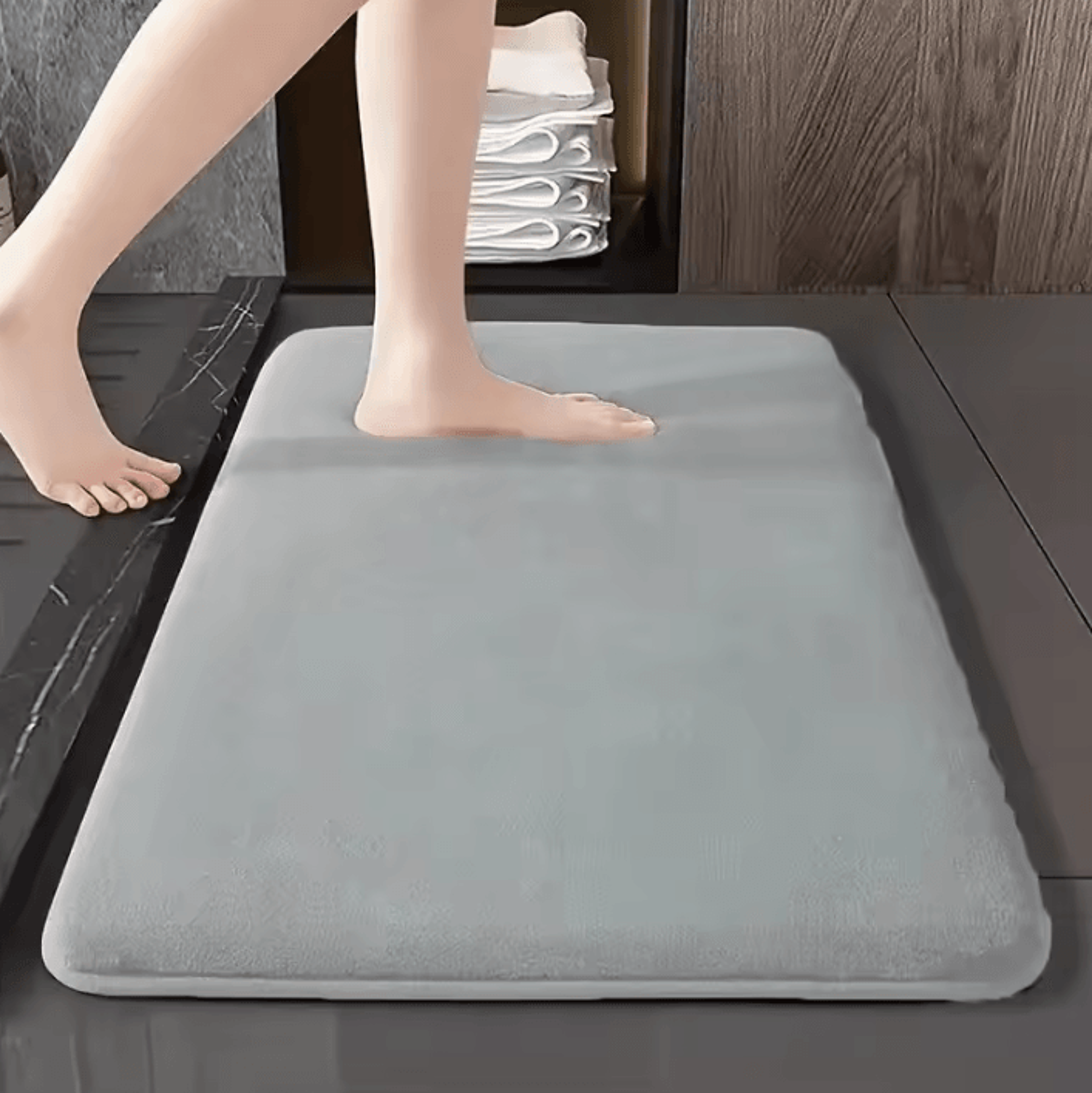 Absorbent Floor Mat Non Slip Bath Mat Anti Slip Coral Velvet Bathroom Floor Mat Door Mat Home Decor 11