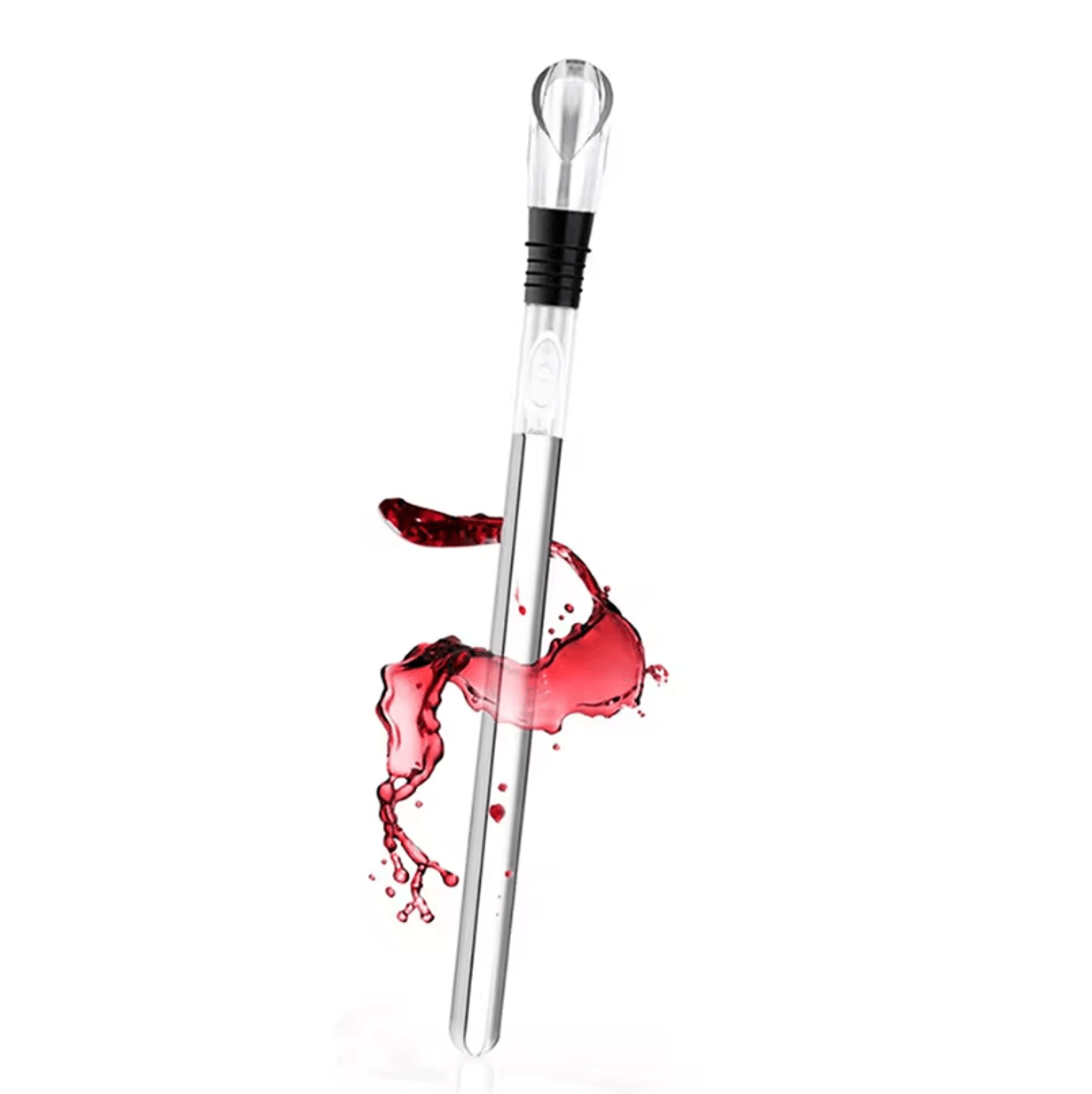 Rapid Iceless Ice Wine Chiller Stick  Stainless Steel Wine Bottle Cooler  Pourer 2