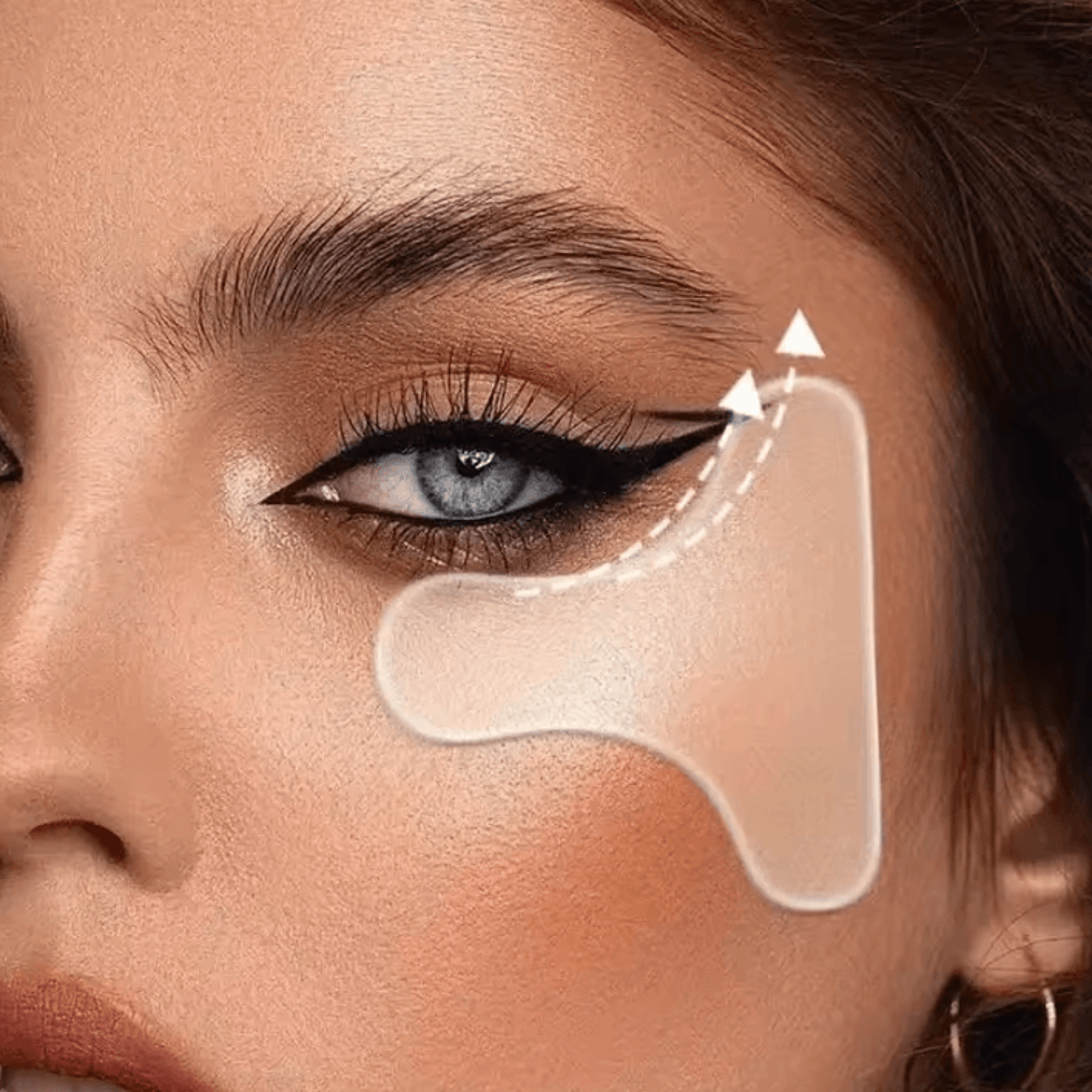 Portable Silicone Eye Patch  TShaped Skincare Eye Patch For Overnight AntiWrinkle Care 2