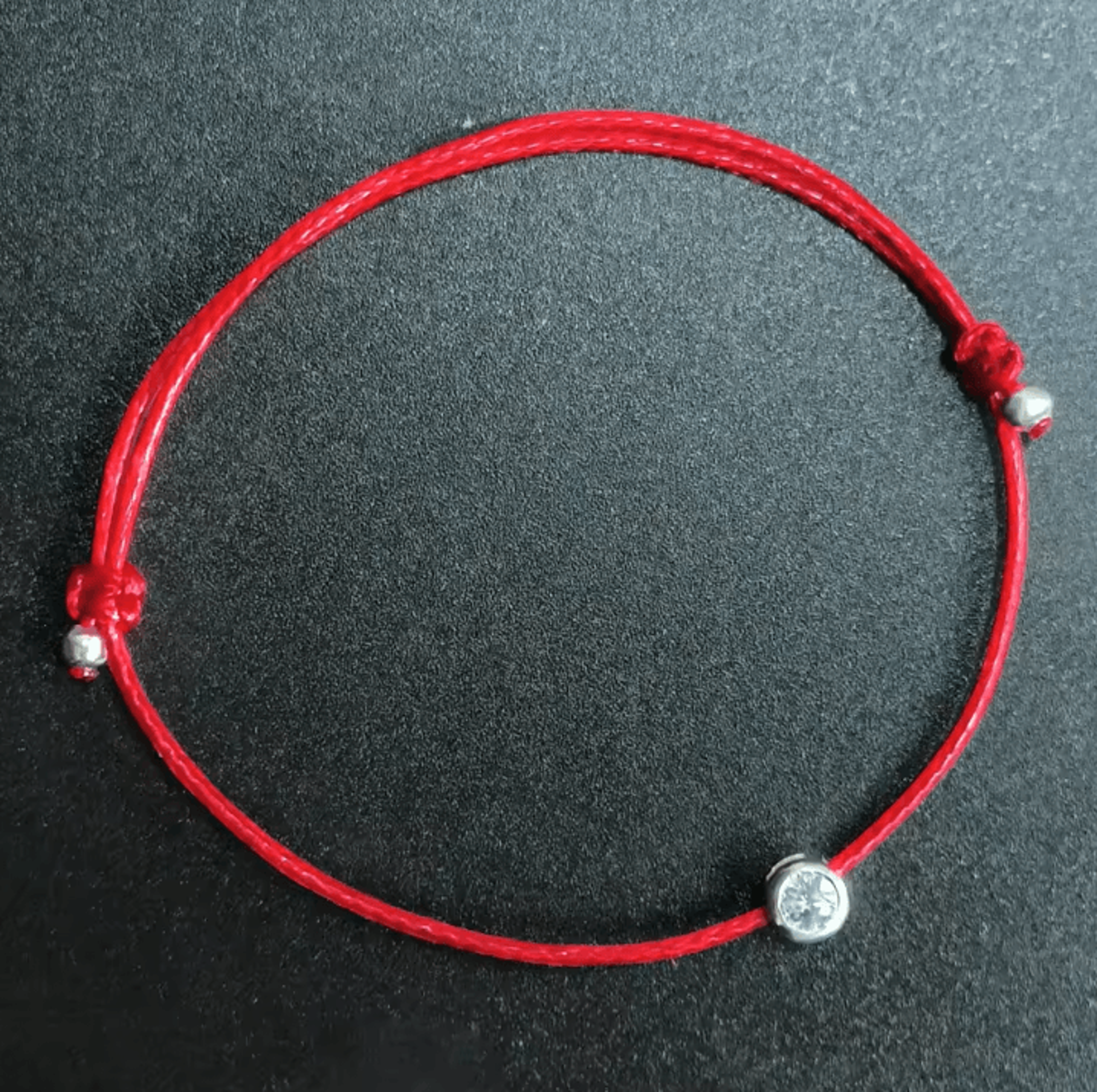 La Monada 925 Sterling Silver Red Thread Bracelet  Minimalist Rope Bracelet For Women 4