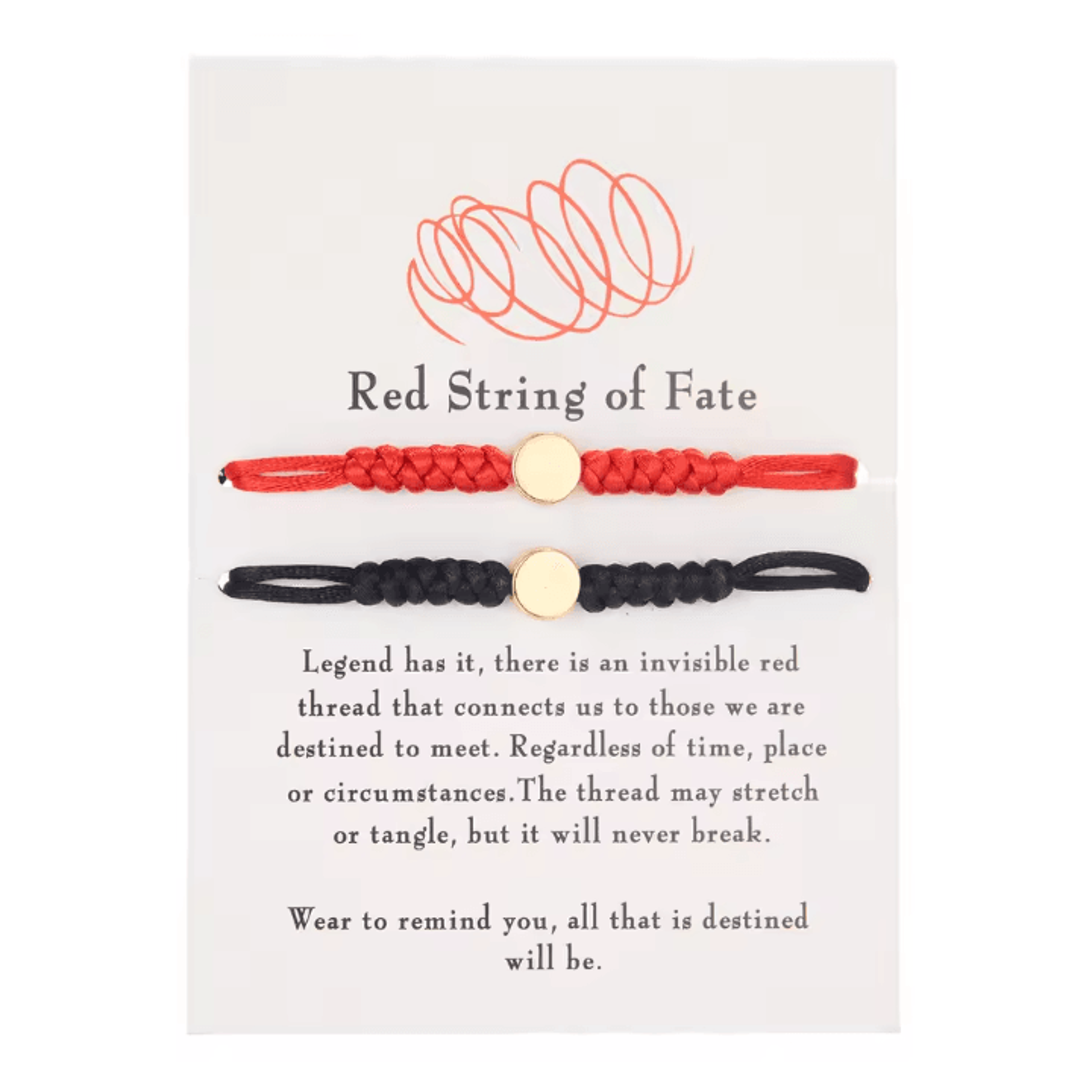 FateBond Handmade Red String Bracelets  Braided Couples Set For Luck Protection  Connection 5
