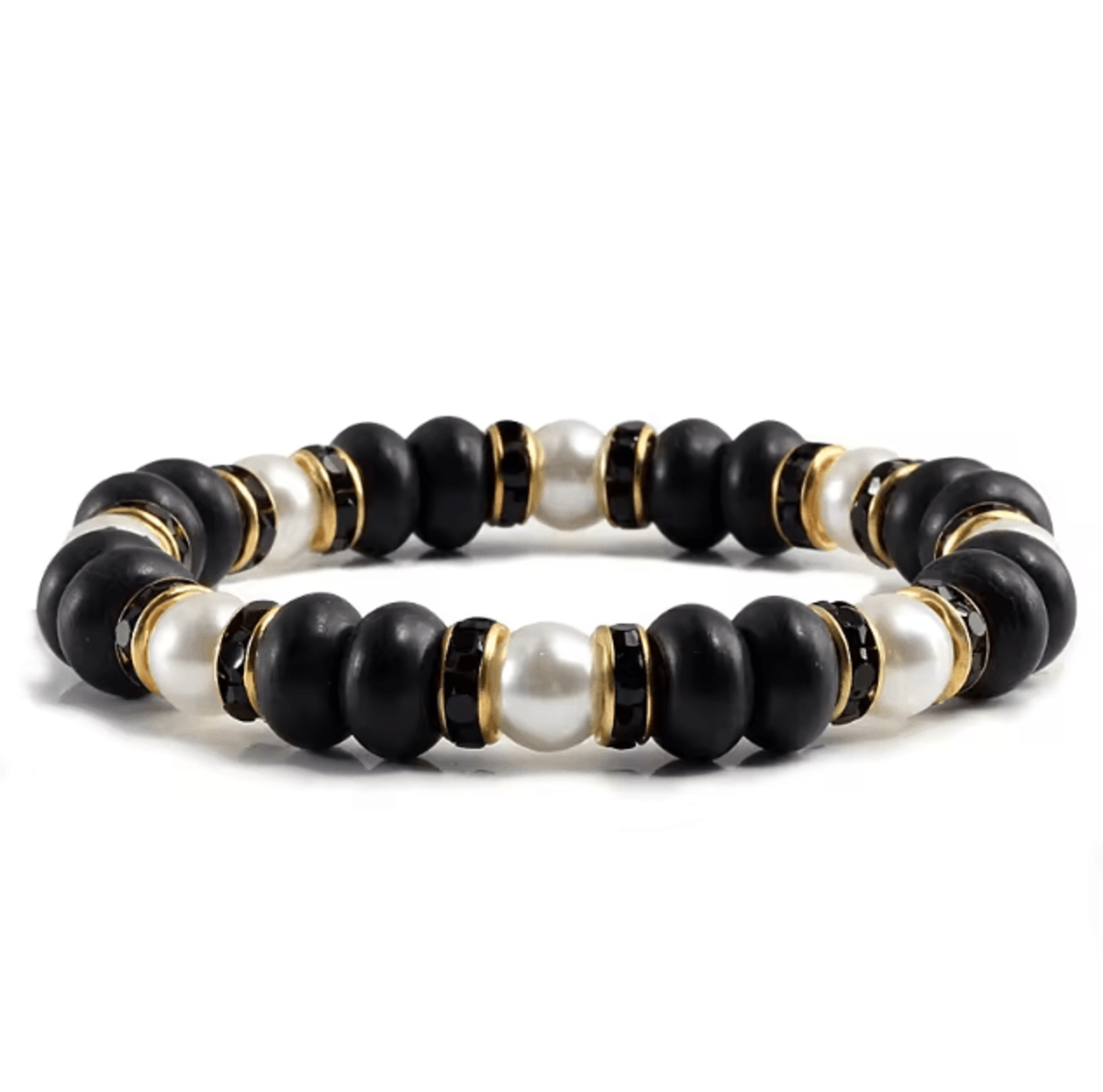 UnityCircle Natural Stone Beaded Bracelets  Elastic Couples  Distance Charm Set For Men  Women 8