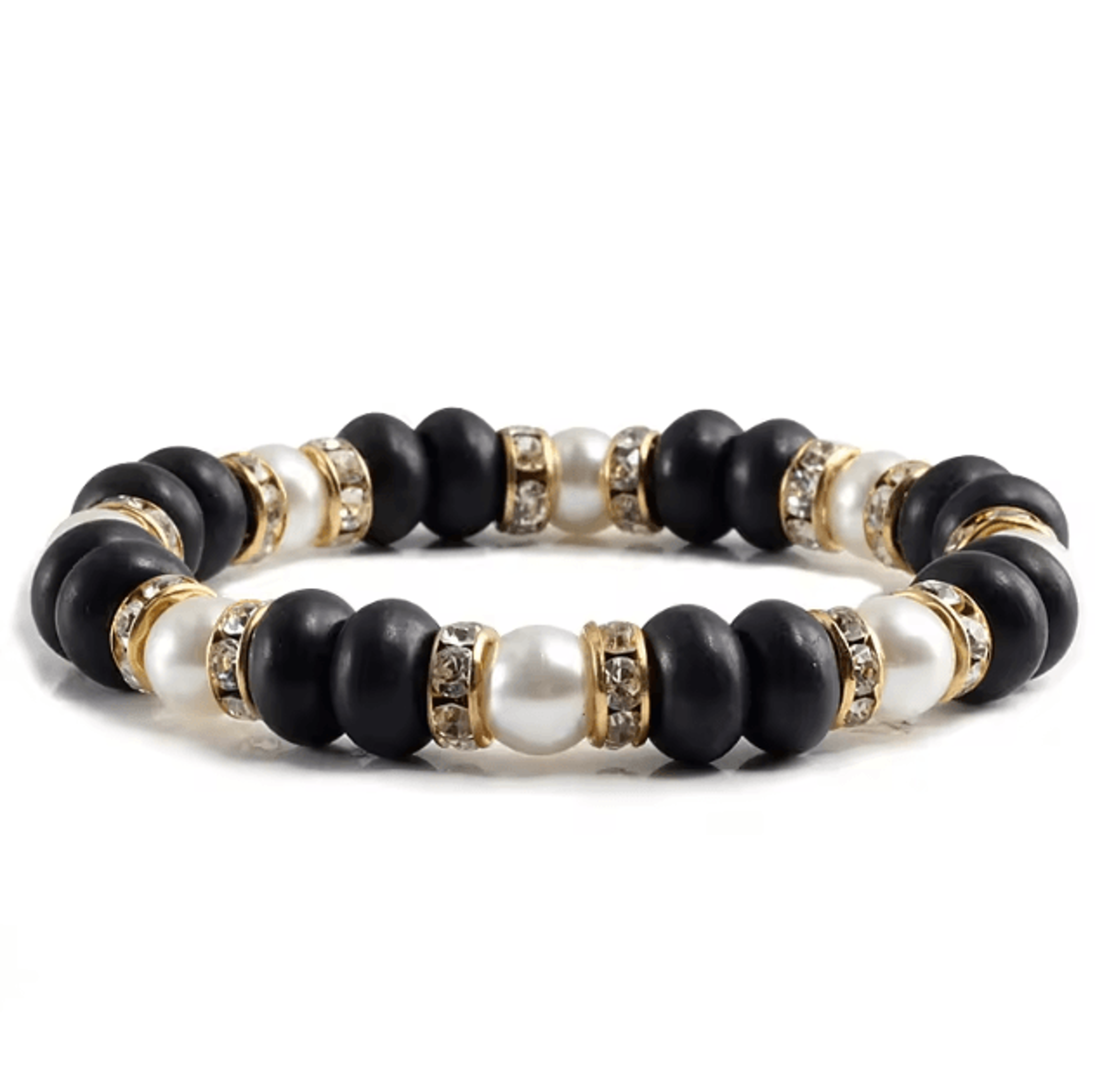 UnityCircle Natural Stone Beaded Bracelets  Elastic Couples  Distance Charm Set For Men  Women 6
