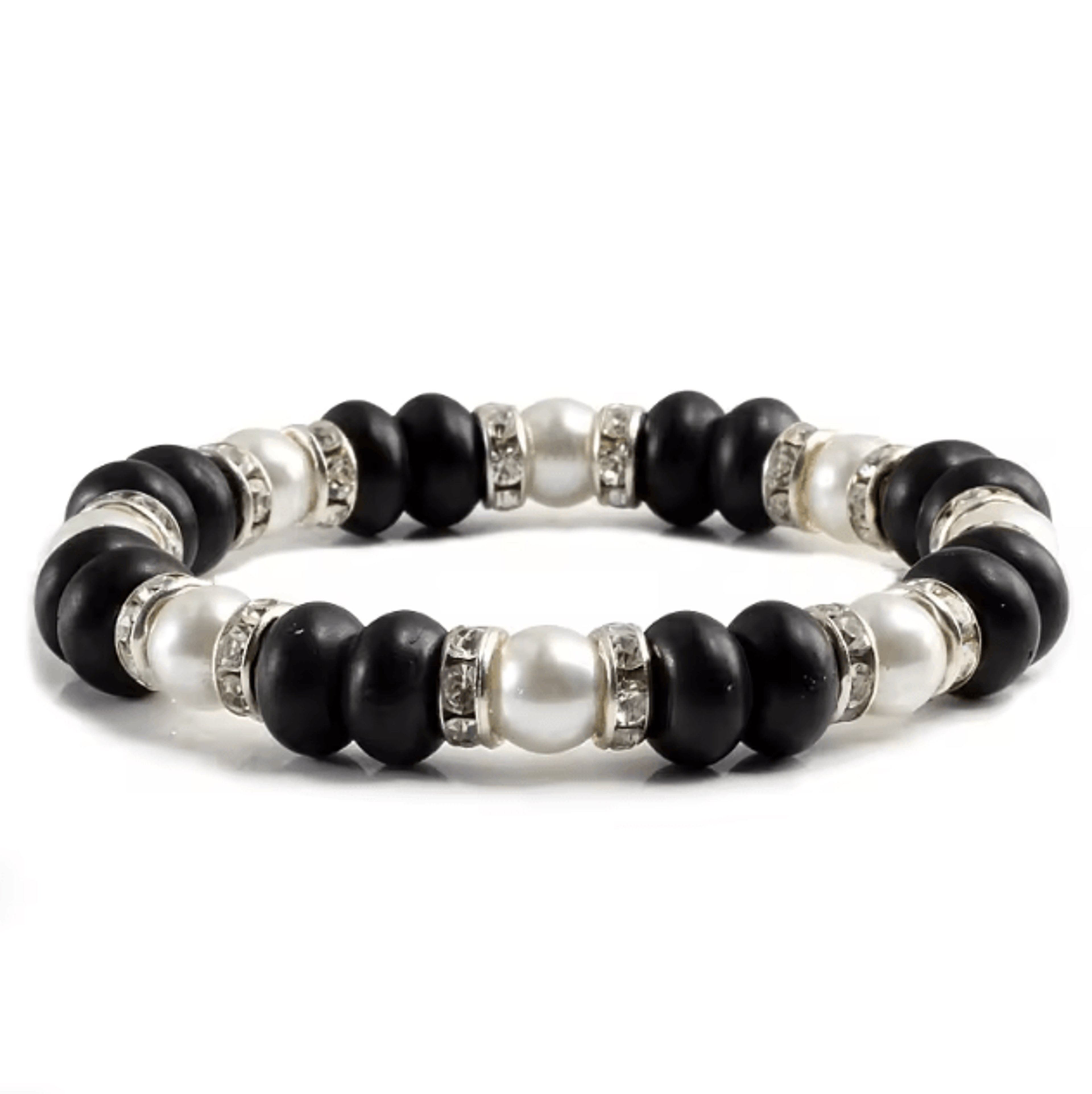 UnityCircle Natural Stone Beaded Bracelets  Elastic Couples  Distance Charm Set For Men  Women 7
