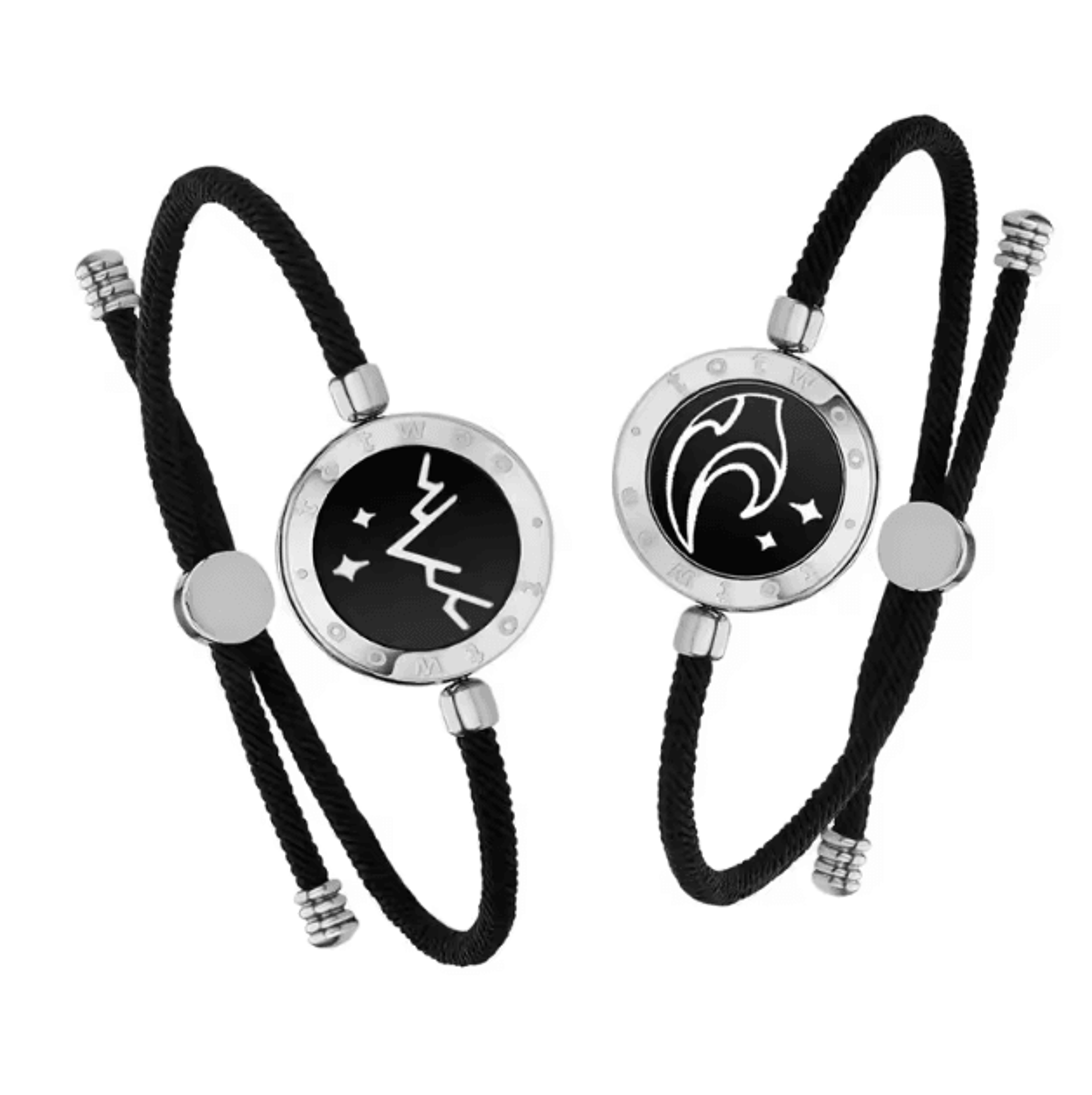 TOTWOO Smart Long Distance Touch Bracelets  Interactive Vibration  Light Couple Connection Jewelry 3