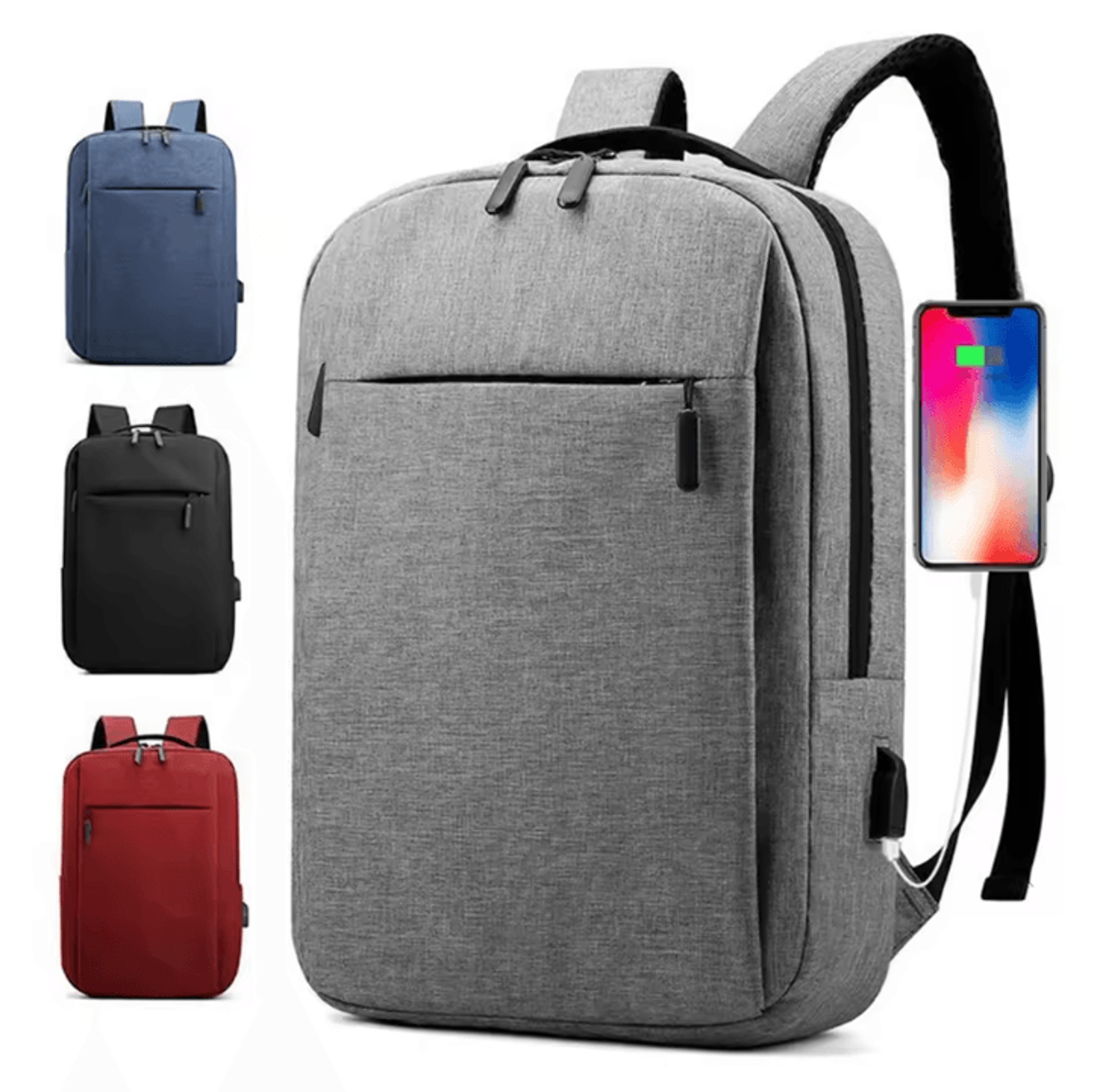 voyager xl multifunction laptop backpack – large capacity usb charging waterproof travel & school bag for men