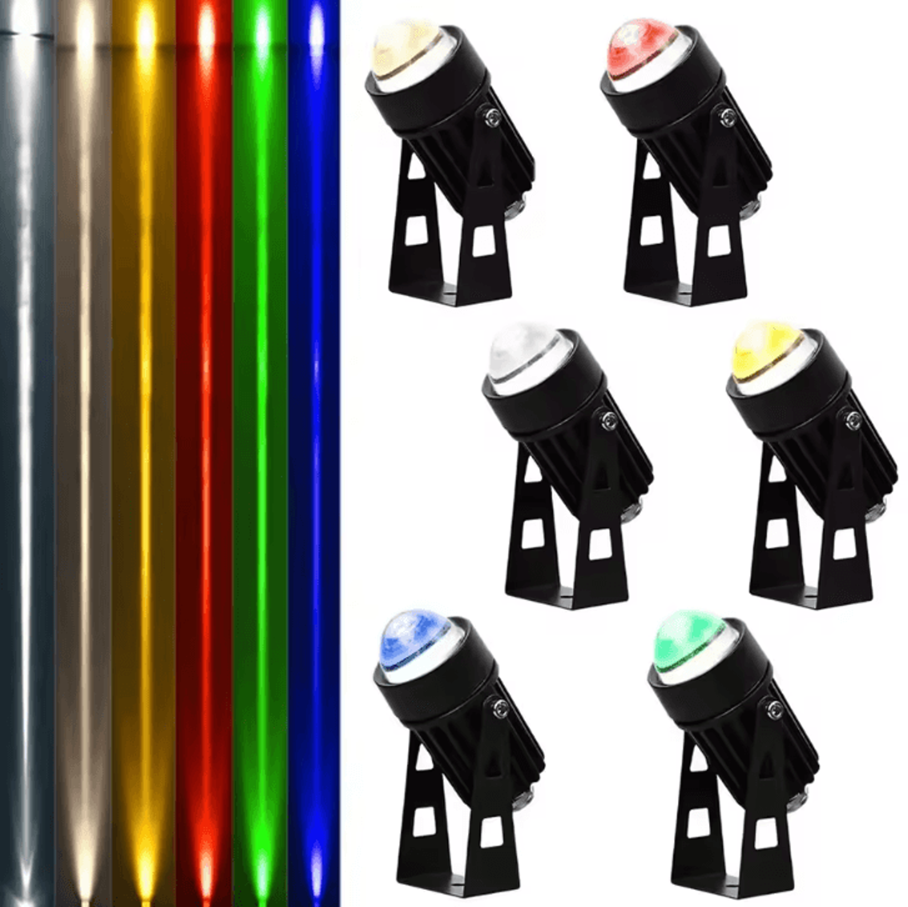 outdoor led wall spotlights ac85-265v 3w rgb landscape lighting waterproof ip66 colored outdoor wall lights