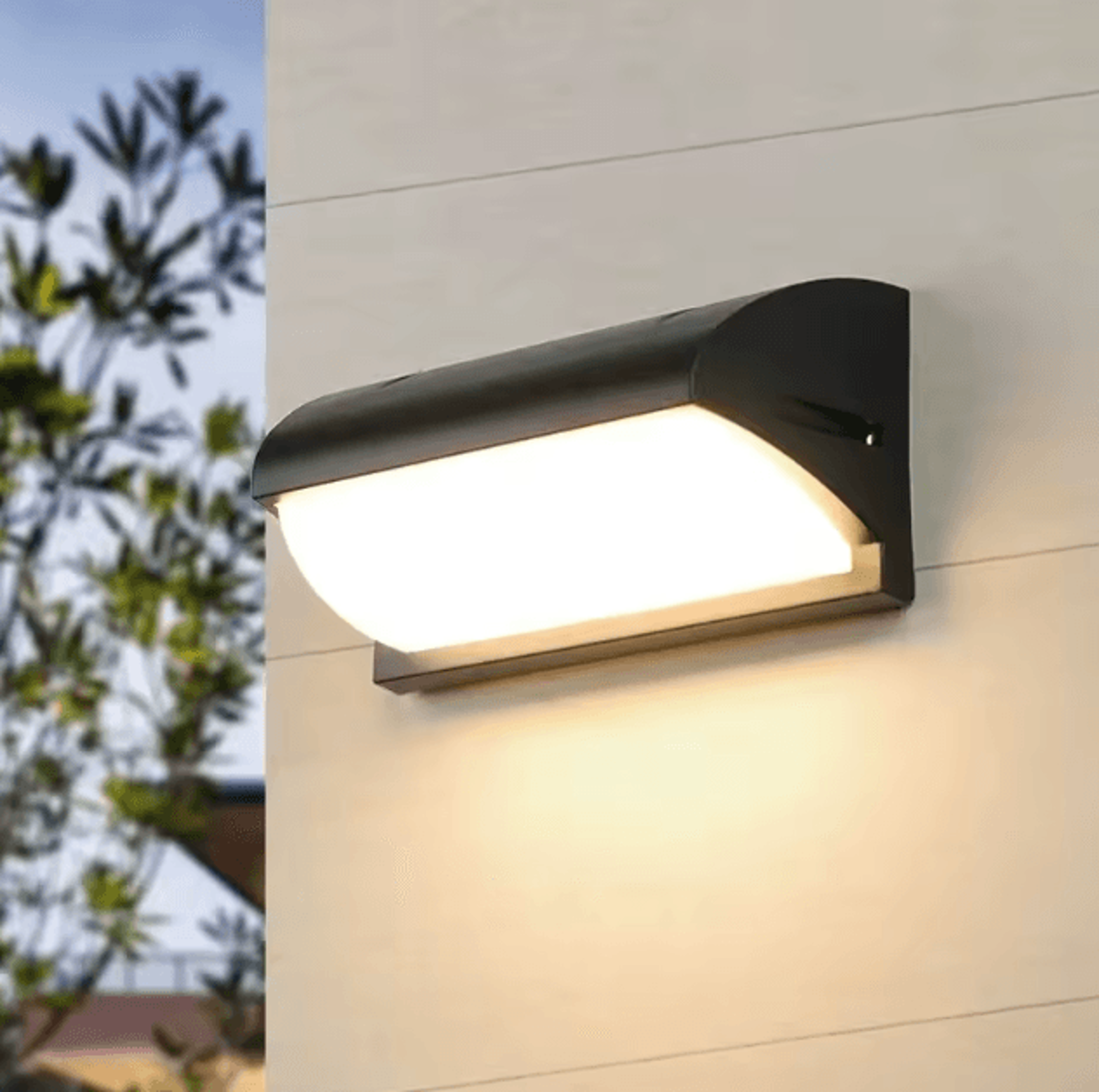 led motion sensor wall lights ac85-265v outdoor and indoor wall lamp for porch balcony garden courtyard